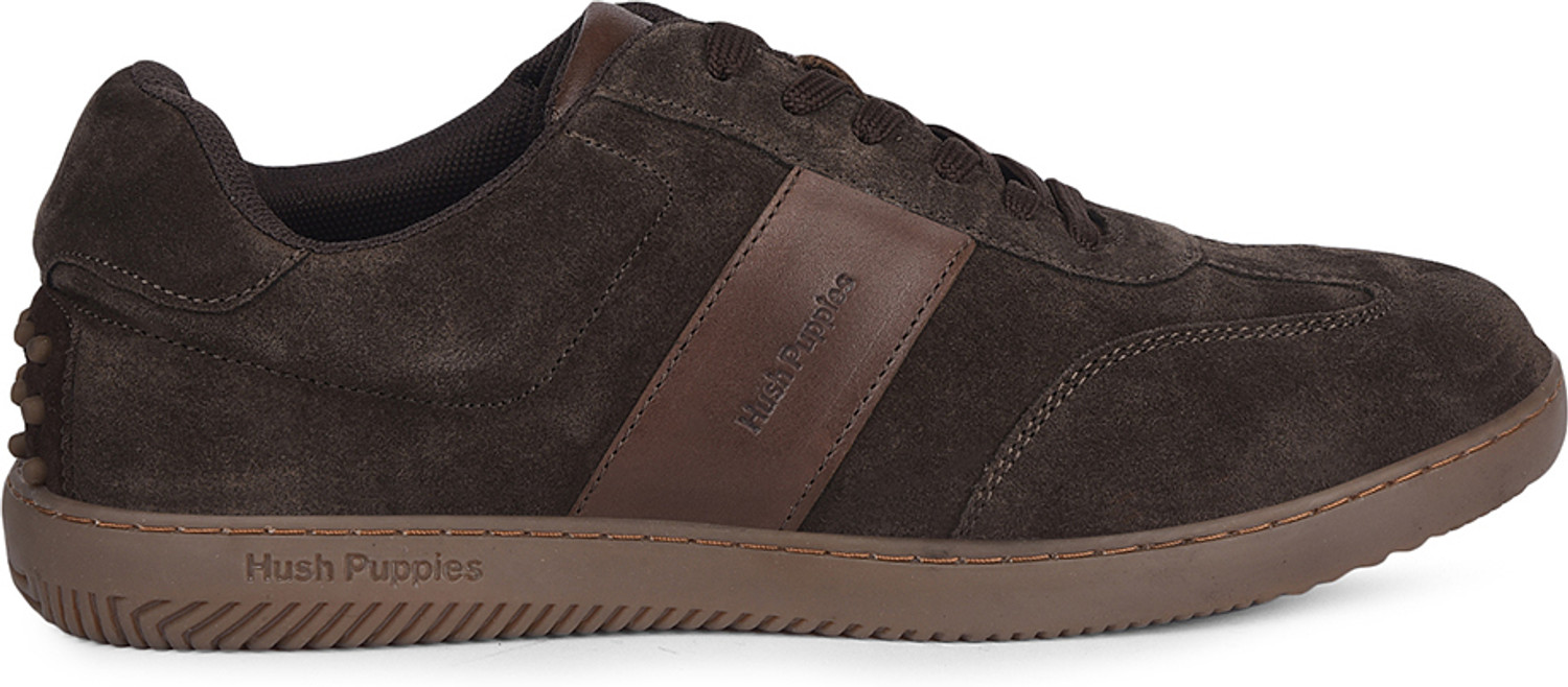 Image of Hush Puppies Men's Casual Sneakers - Comfort Meets Everyday Style Sneakers For Men (Brown, 8)