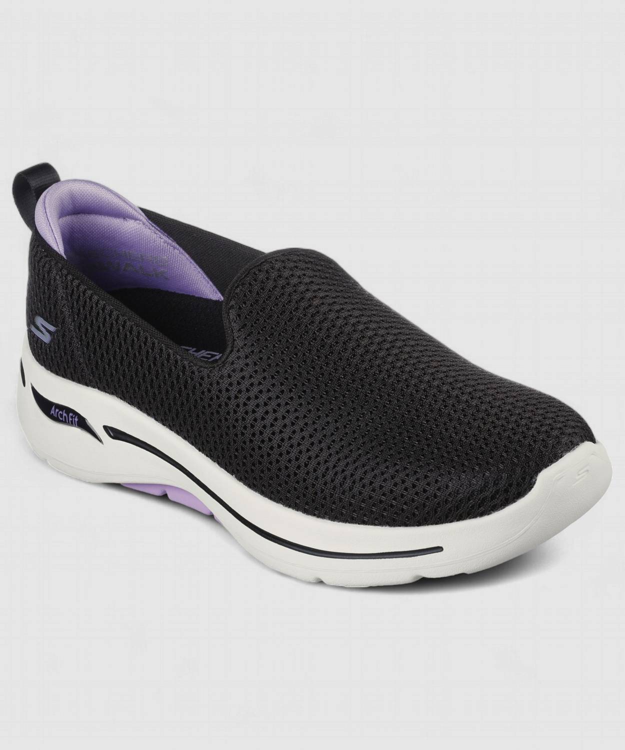 Skechers GO WARK ARCH FIT - HAZEL Sneakers For Women (Black , 4)