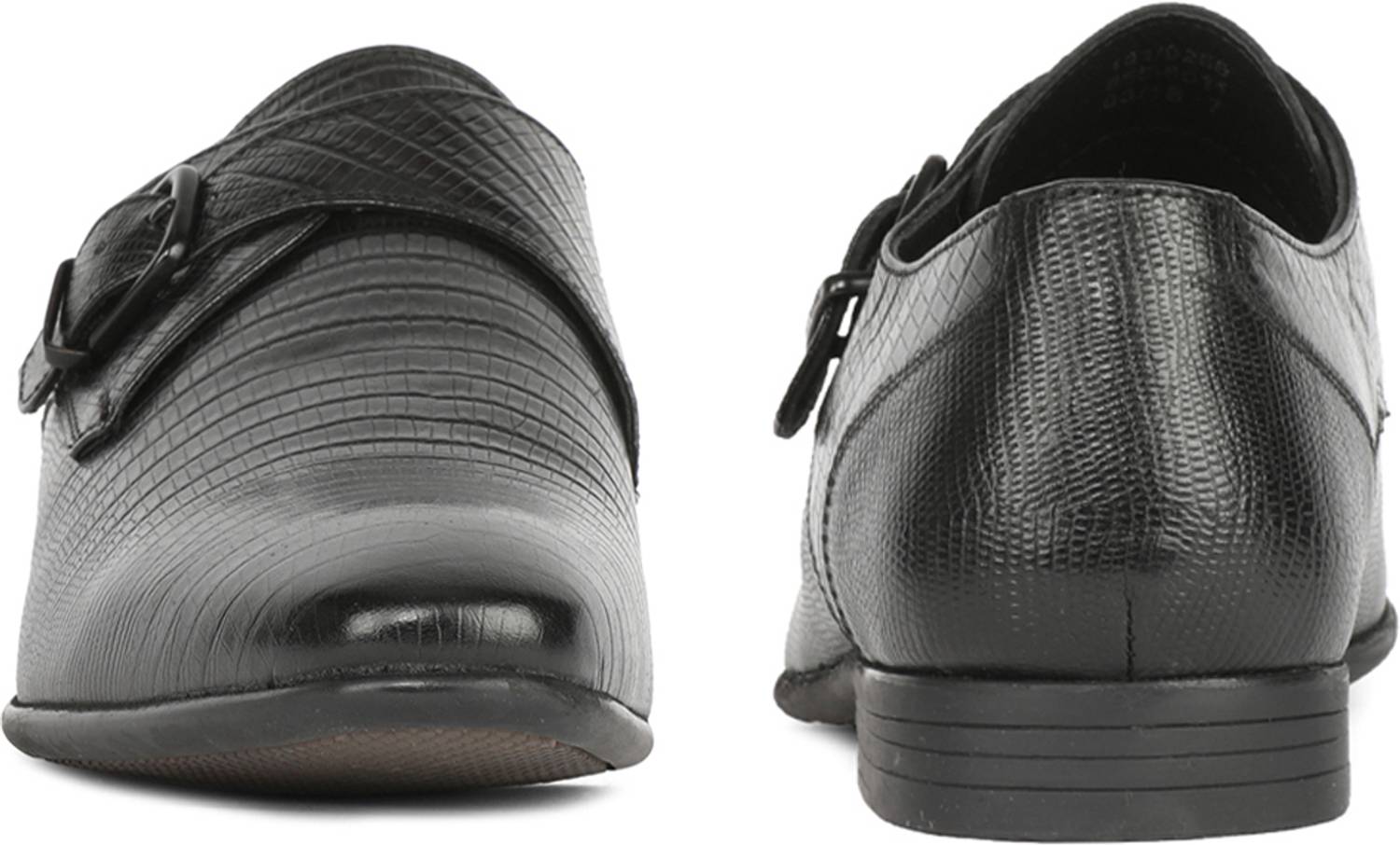 Bata WALKER SLIPON Monk Strap For Men (Black , 9)