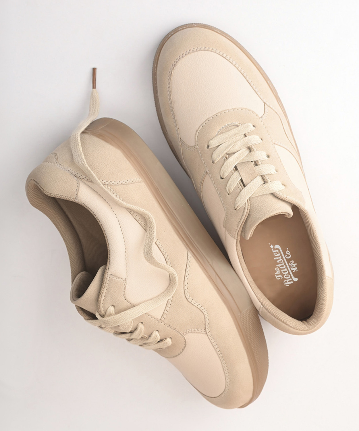 Image of Roadster Lightweight Comfortable Rounded Sneakers For Women