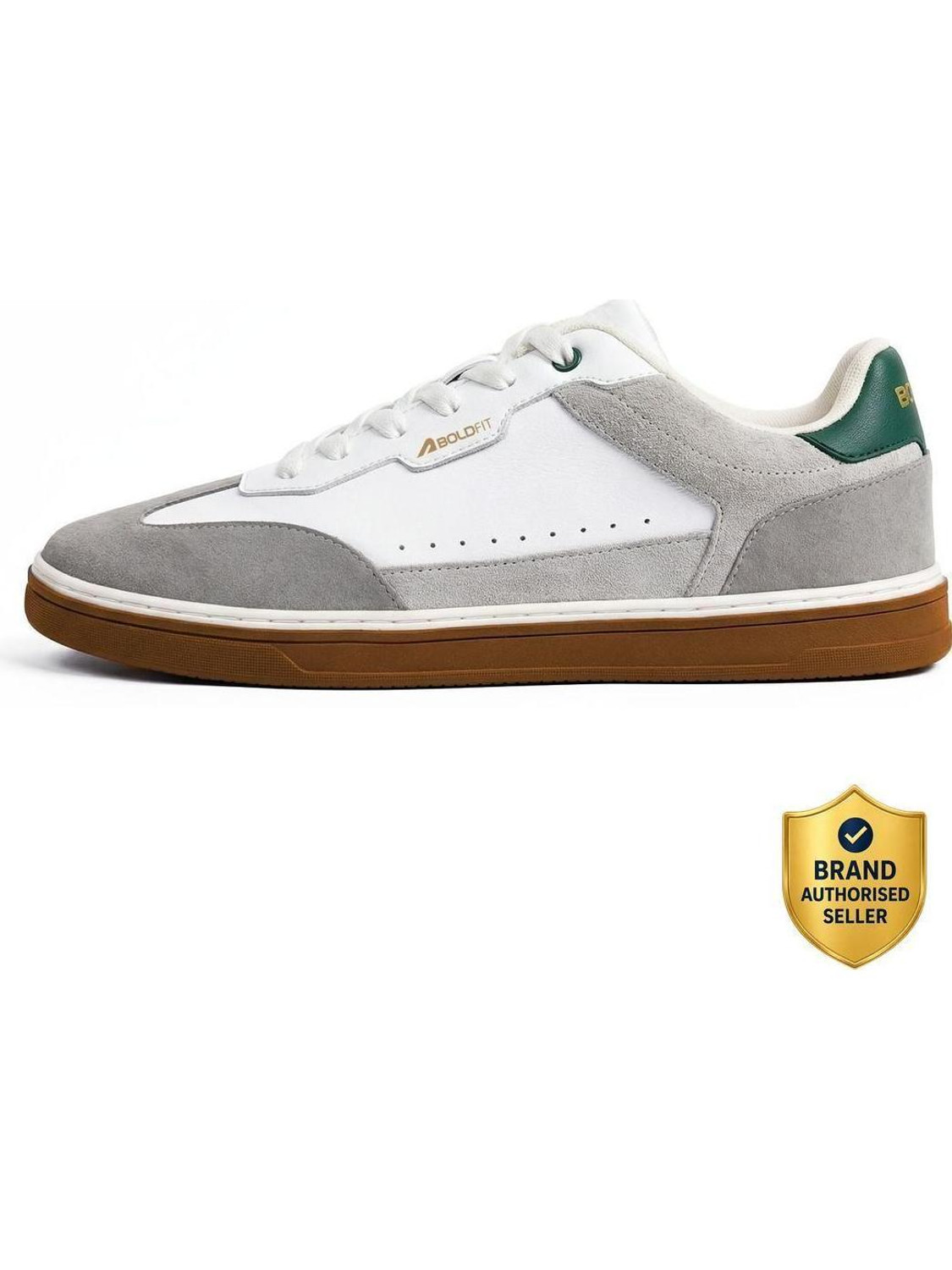 Image of BOLDFIT Men Klunys Sneakers for Men | Casual Stylish Shoes|Premium PU Leather|TPR Sole Sneakers For Men
