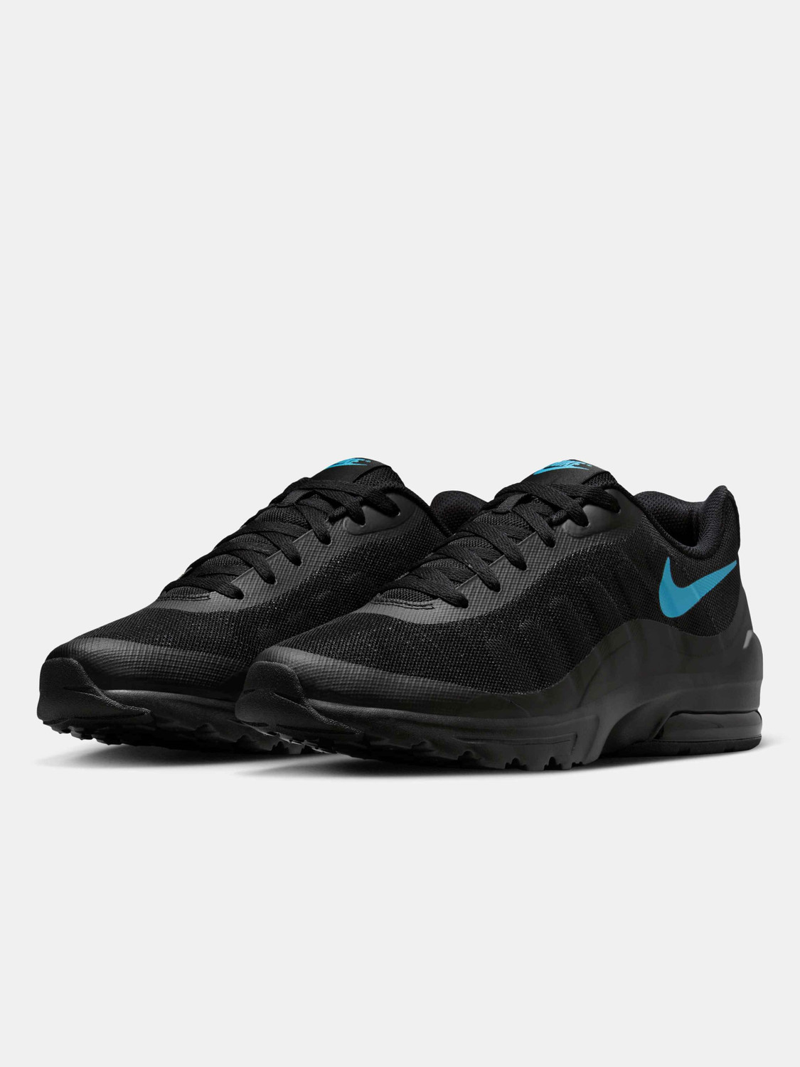 Image of NIKE Air Max Invigor Running Shoes For Men (Black, 6)