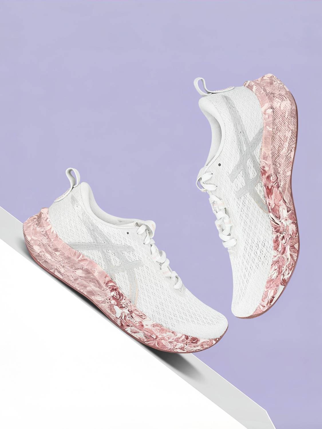 asics Noosa TRI 16 Running Shoes For Women (Off White , 4)