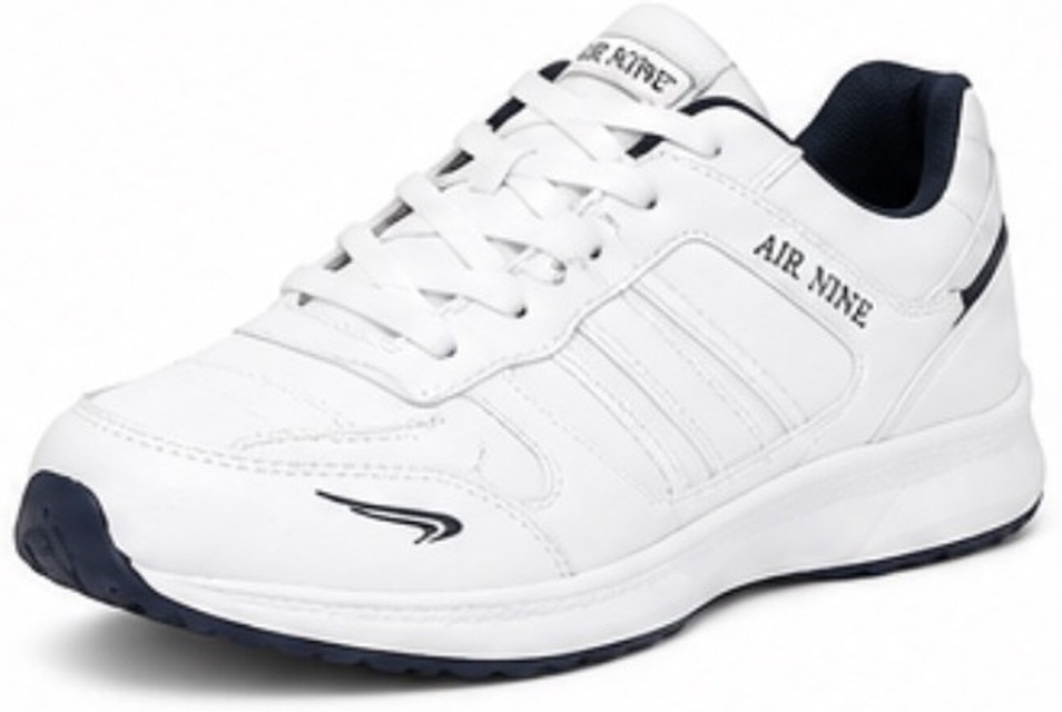 Image of AIR NINE Sneakers For Men (White, 10)