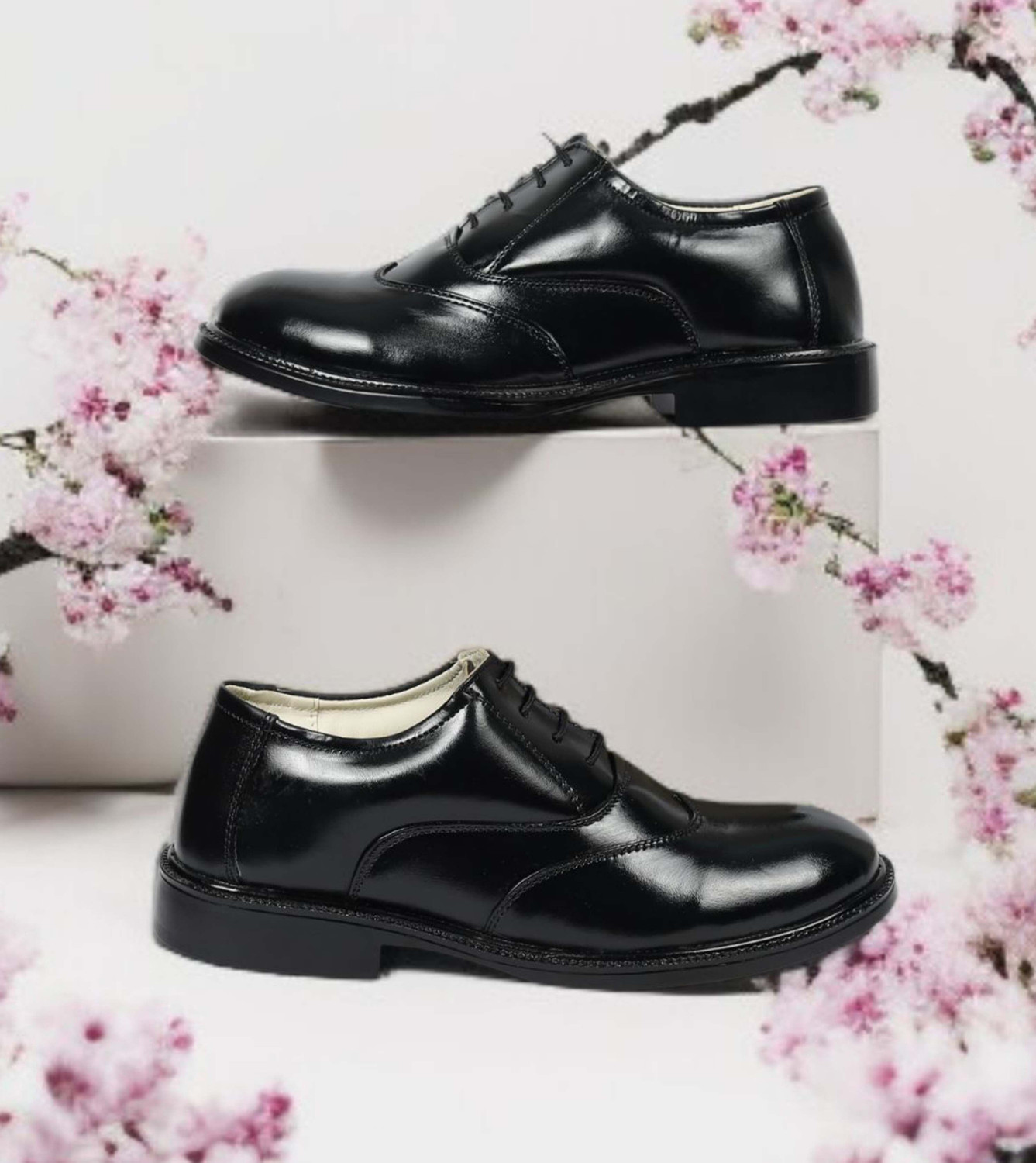 Image of 28niqel Pure Leather Formal Shoes | Classic Oxford LaceUp | Comfortable & Durable Office Lace Up For Men
