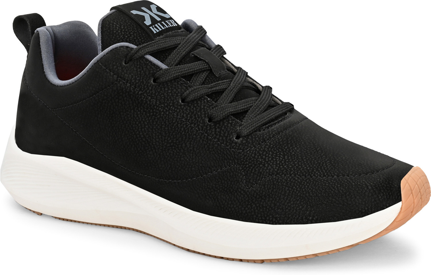 Image of KILLER KLR-068 01 Sneakers For Men (Black, 6)