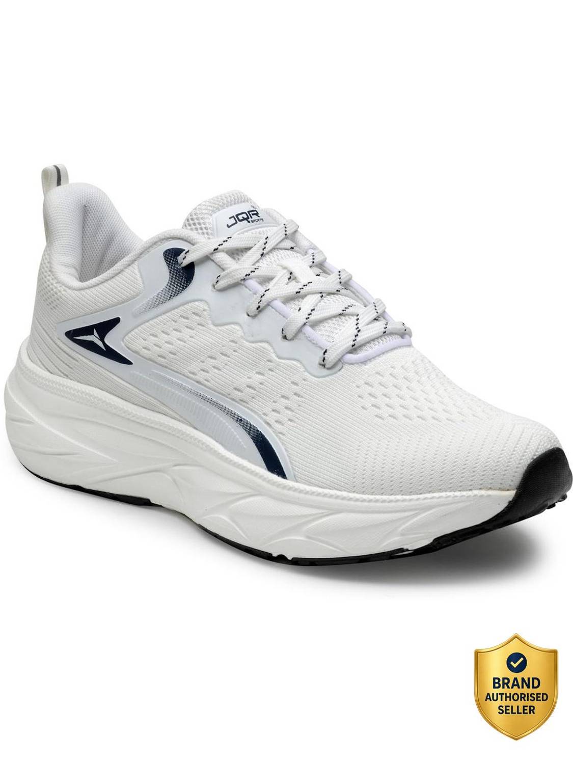 JQR ARES Men's White Running Shoes - Image 1