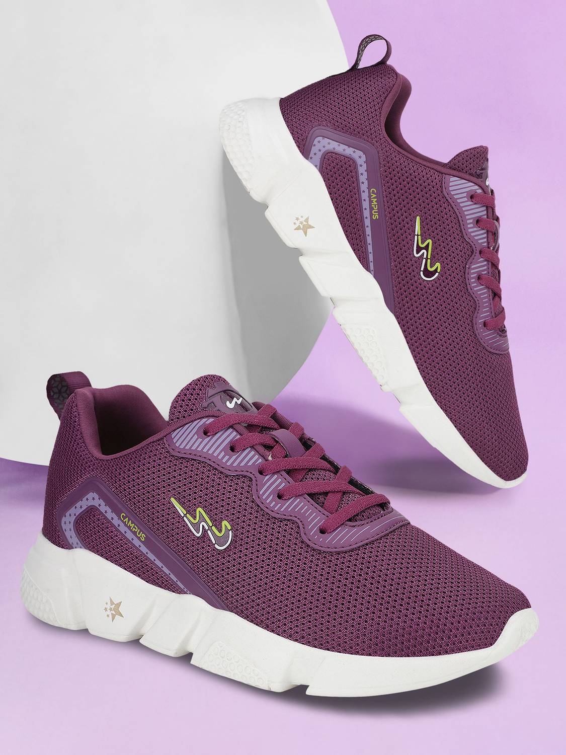 CAMPUS JULIUS Running Shoes For Women (Purple , 5)