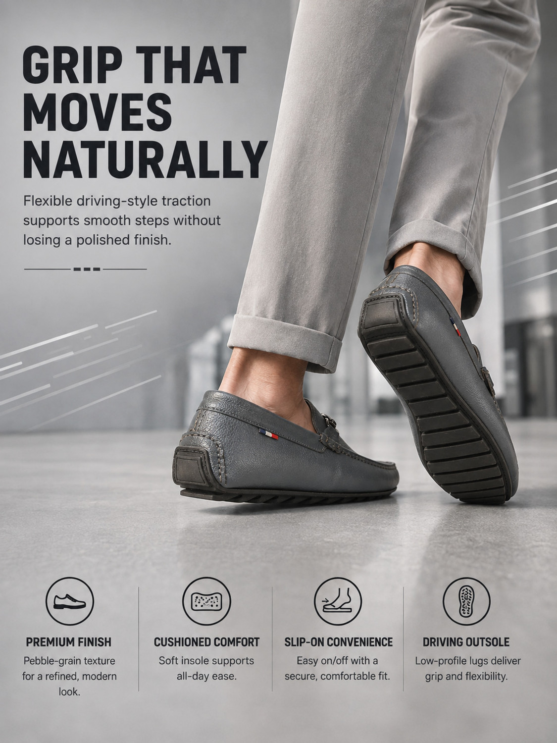 Image of Kraasa lightweight, Premium, Comfort, Summer Tendy, Outdoor Loafers For Men
