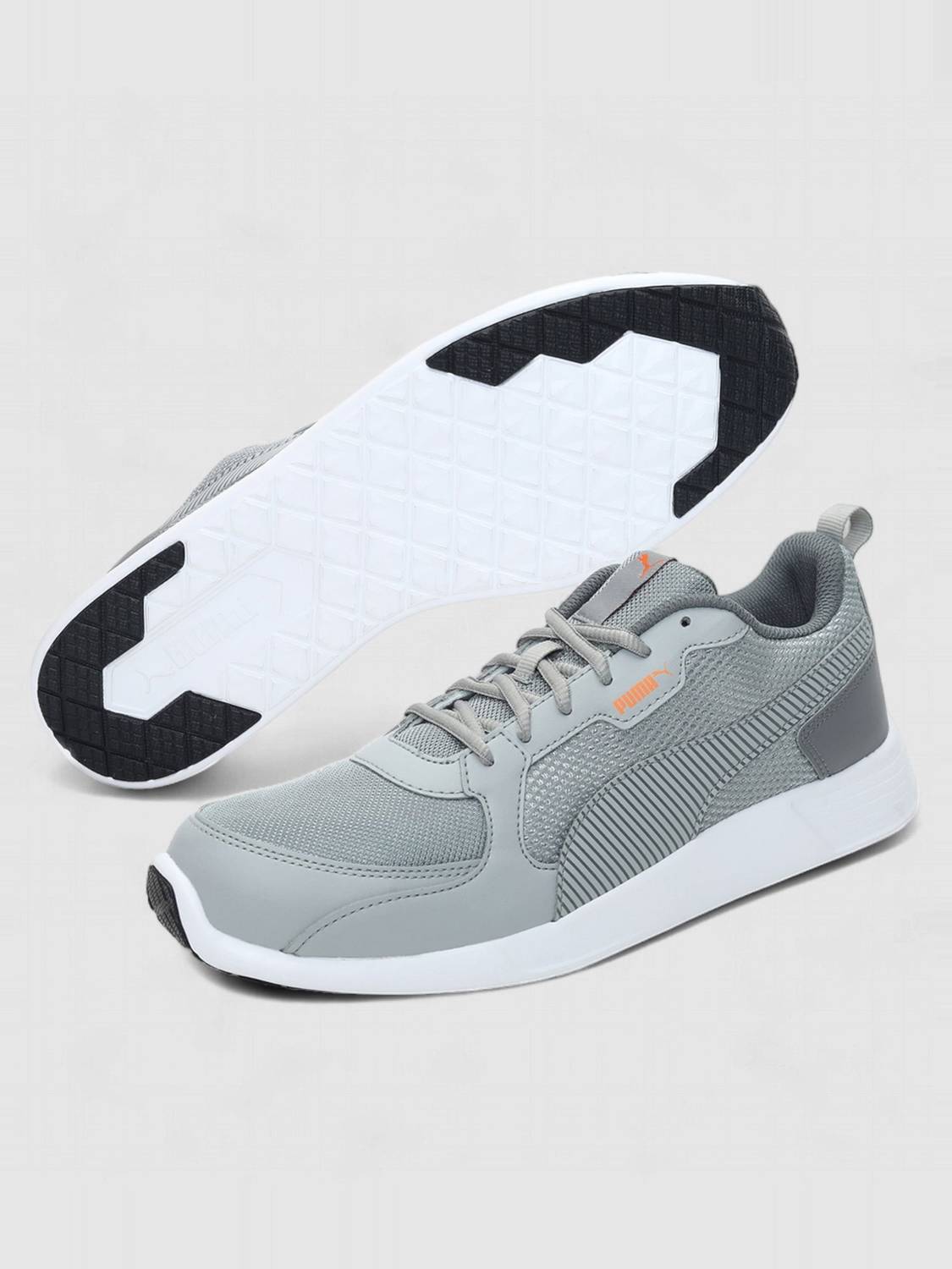 PUMA Fire Run Sneakers For Men Gray - Image 5