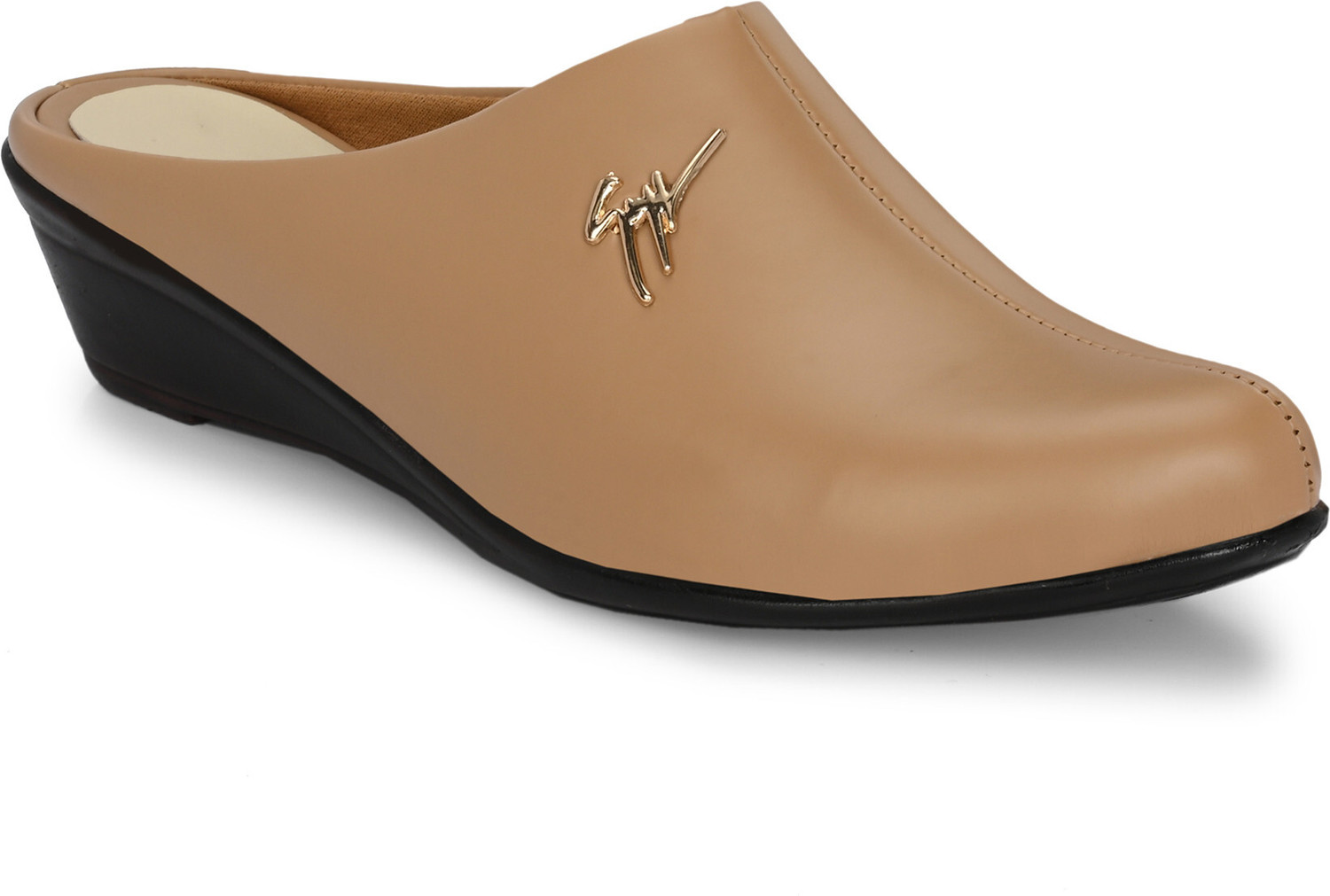 Image of FOOTLOOSE Flats Comfortable Slip On Backless Pointed Toe Mules Casuals For Women