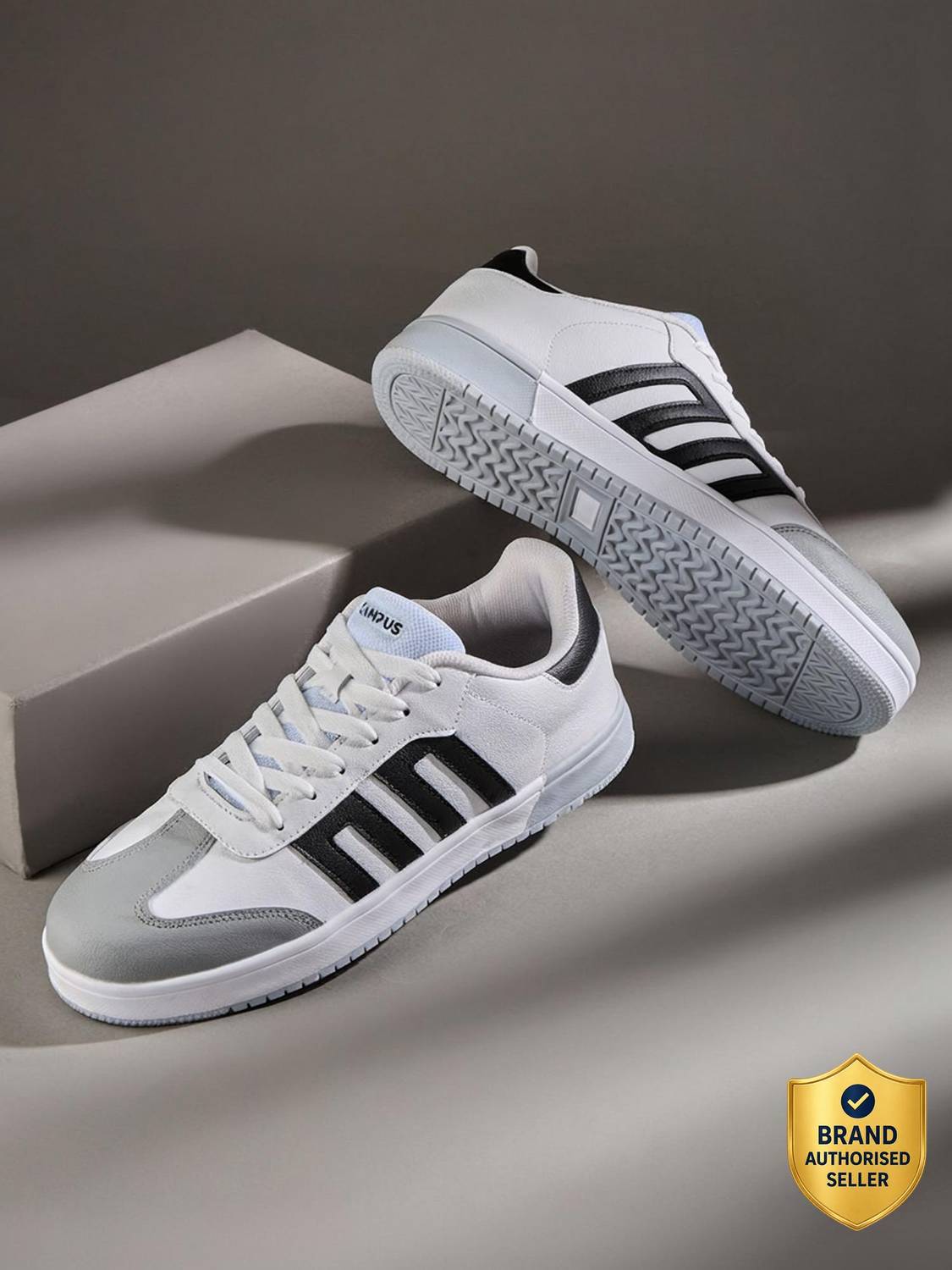 CAMPUS Men's Black Sneakers - Image 1