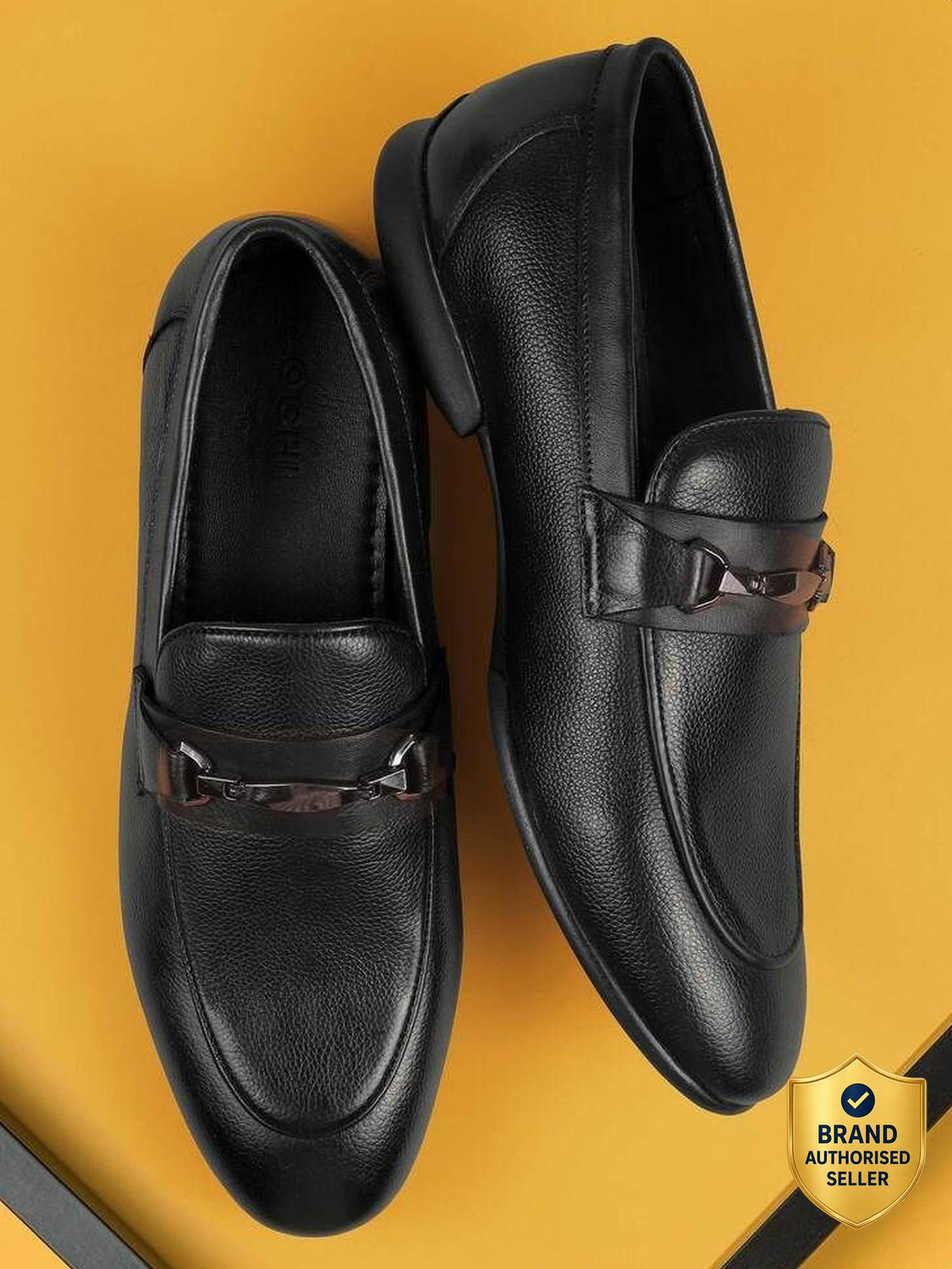 Image of MOCHI 19-686 Slip On For Men (Black, 8)