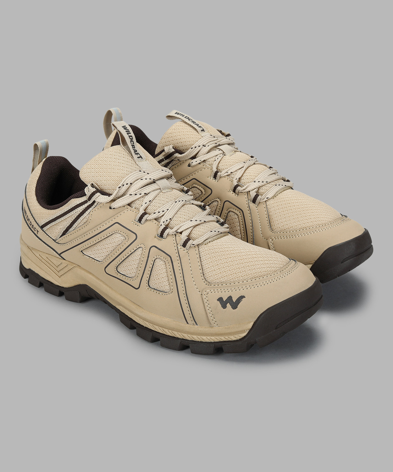 Image of Wildcraft Men Outrider 3 LA, Outdoor Shoe, Khaki, 8 Outdoors For Men