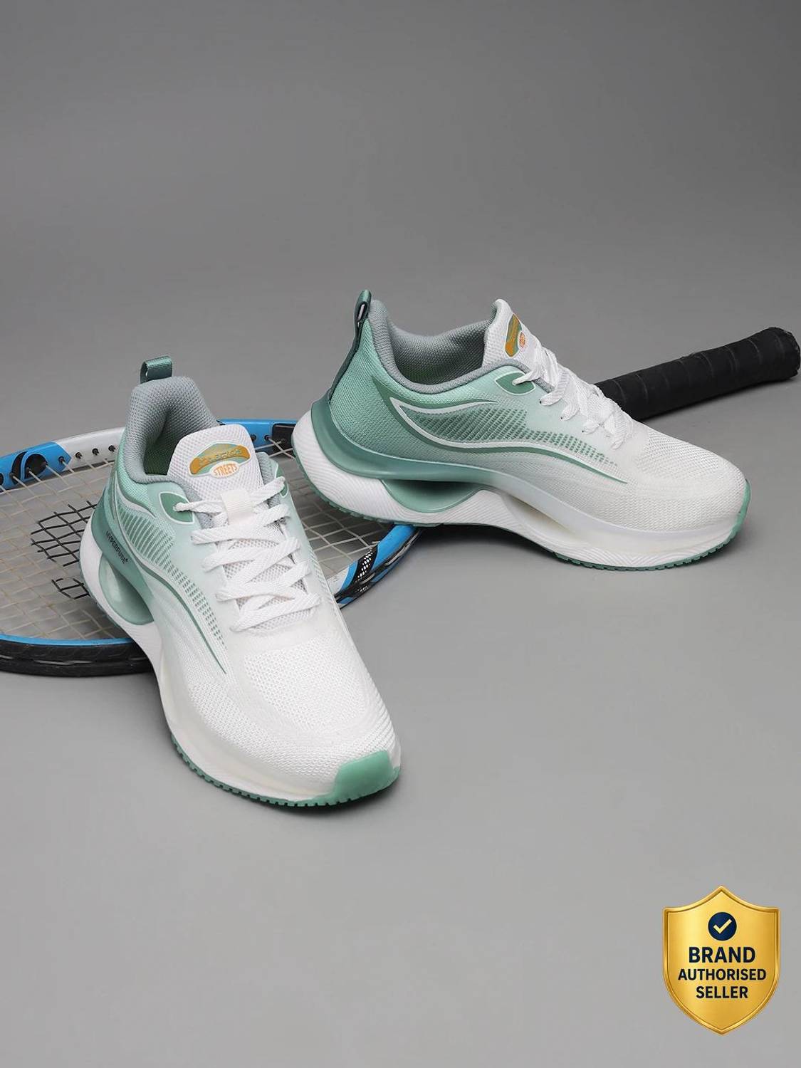 Abros TRIGGER-PRO Men's White Running Shoes - Image 1