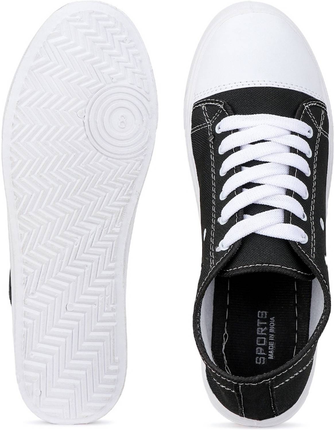JOOTIYAPA PREMIUM TRENDY CANVAS SHOES Black - Image 3
