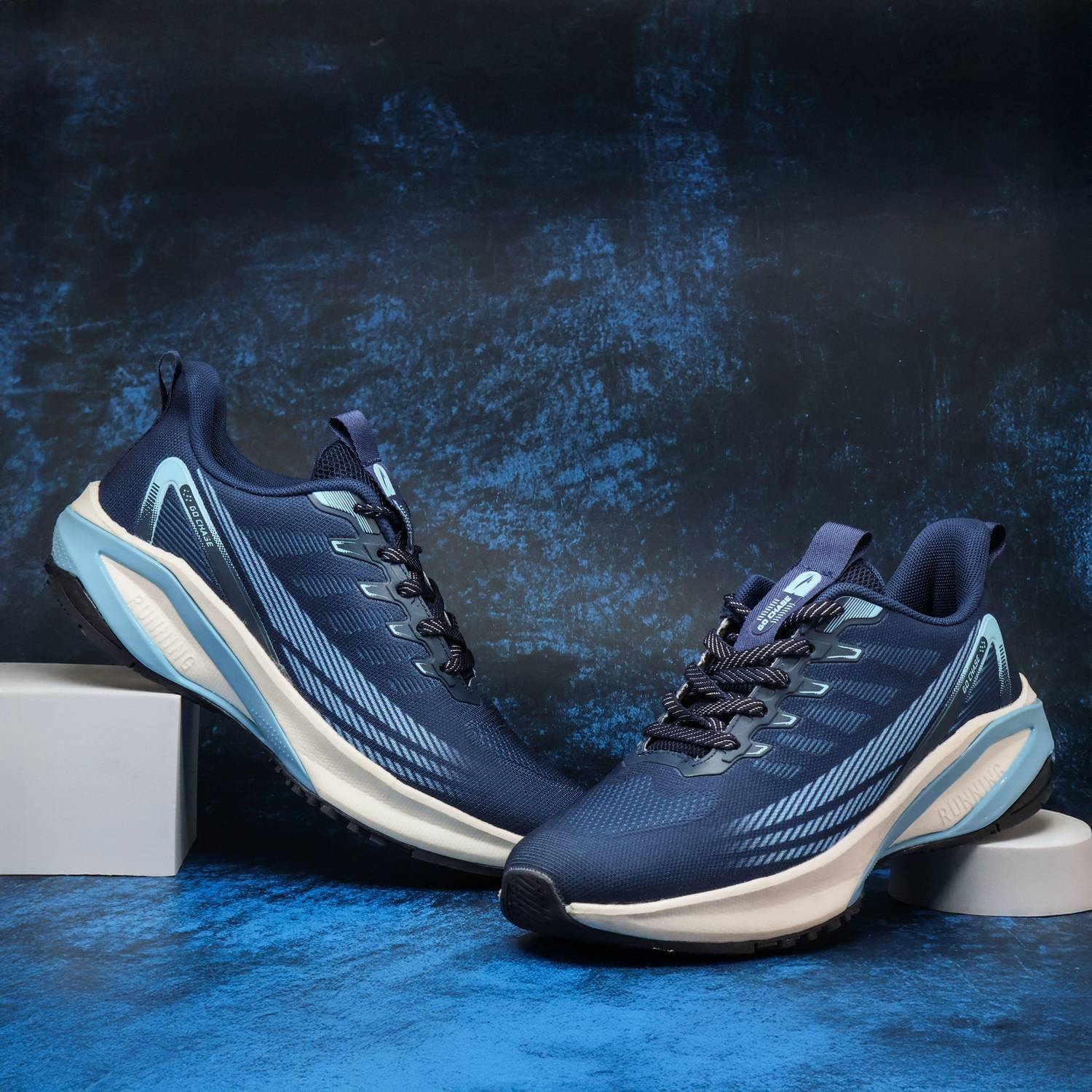 Asian Quantum-17 Running Shoes for Men - Blue