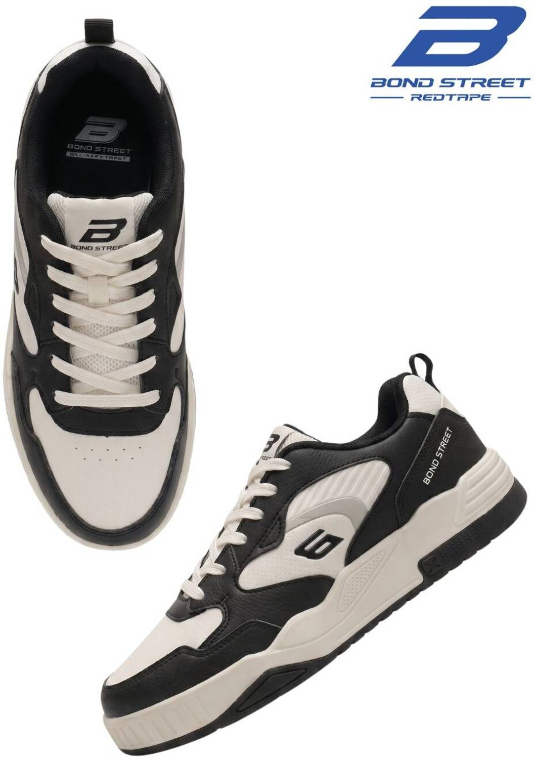 Bond Street Red Men's Casual Sneakers - Image 2
