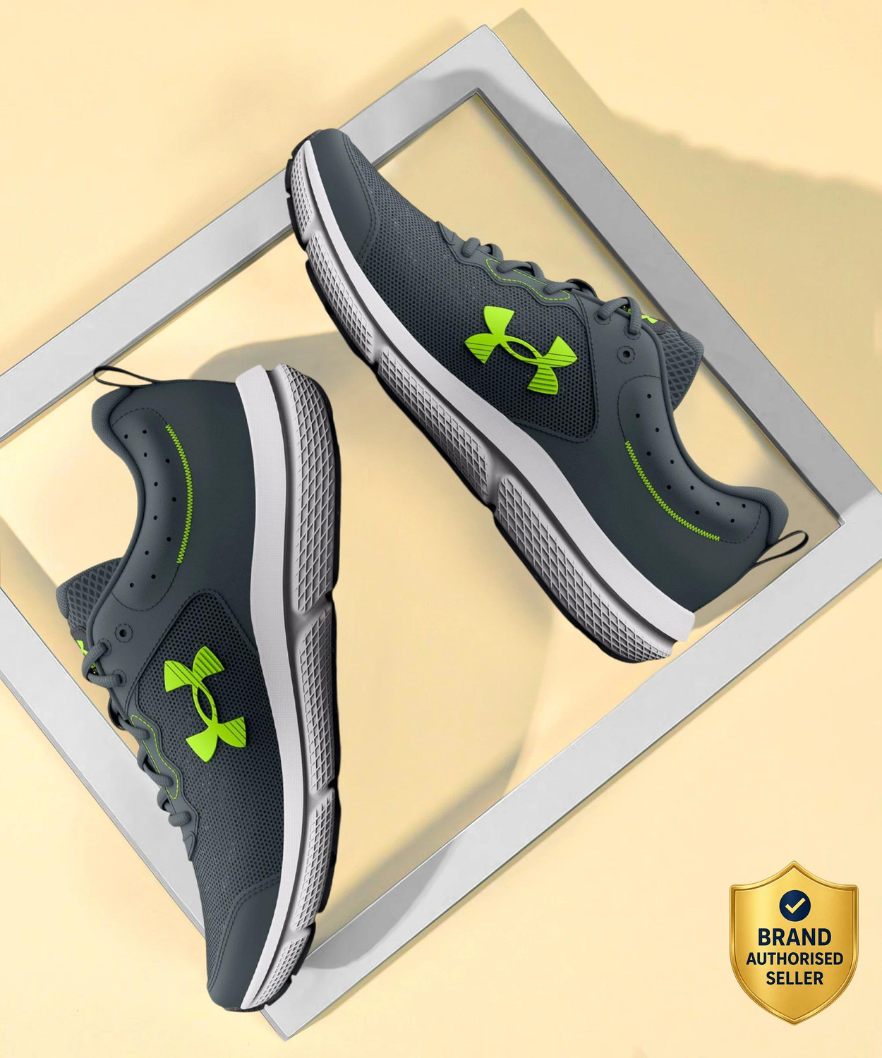 Image of UNDER ARMOUR Charged Assert 10 Running Shoes For Men