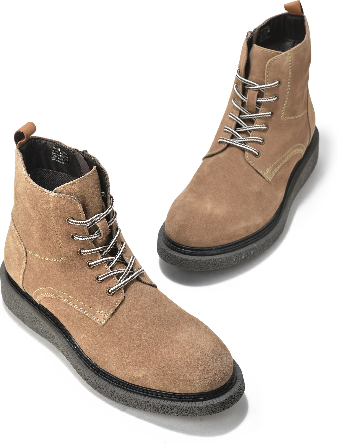 Image of WOODLAND Outdoor Durable Comfortable Everyday High Ankle Boots For Men