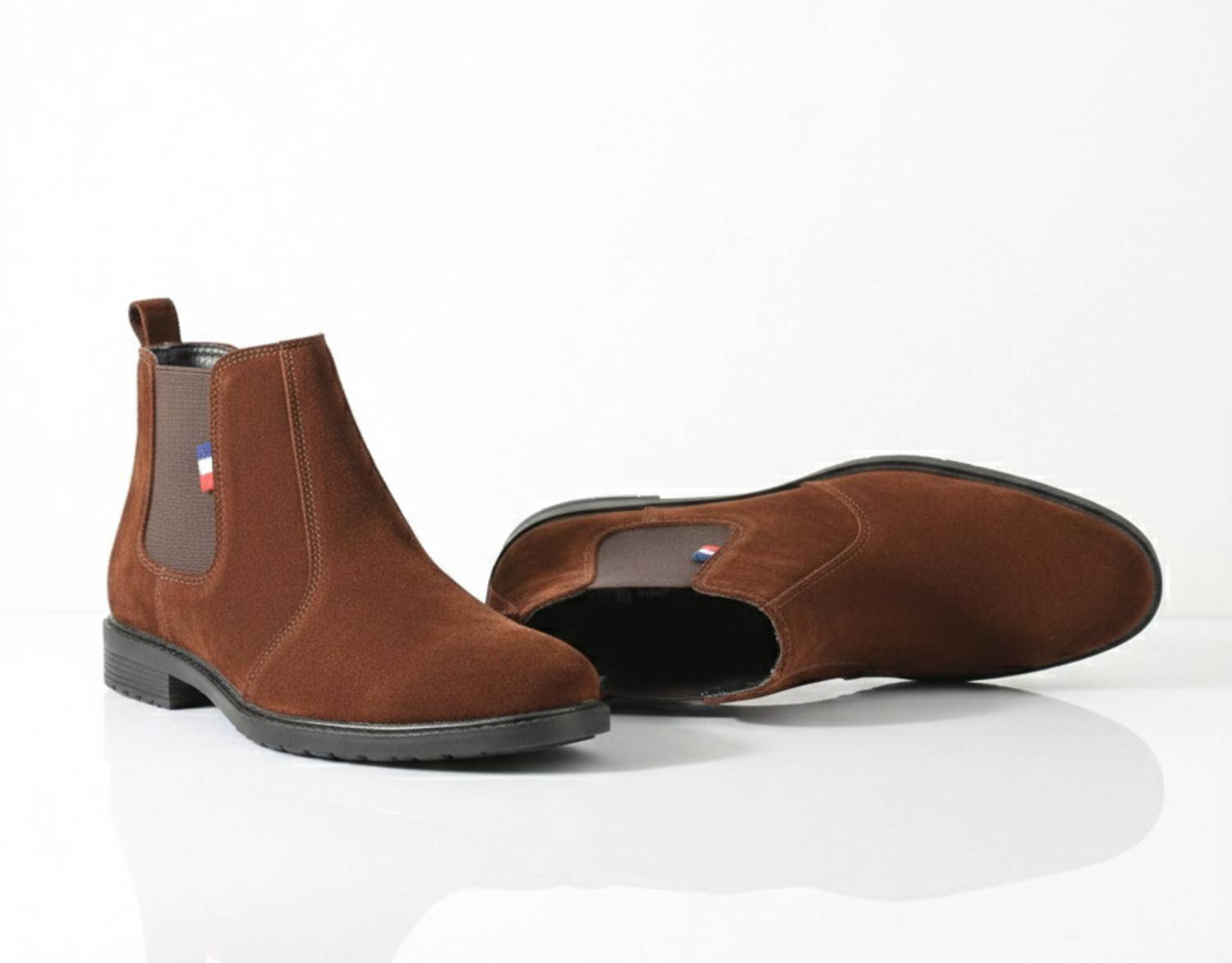 Next Synthetic Leather Chelsea Boots For Men - Image 4