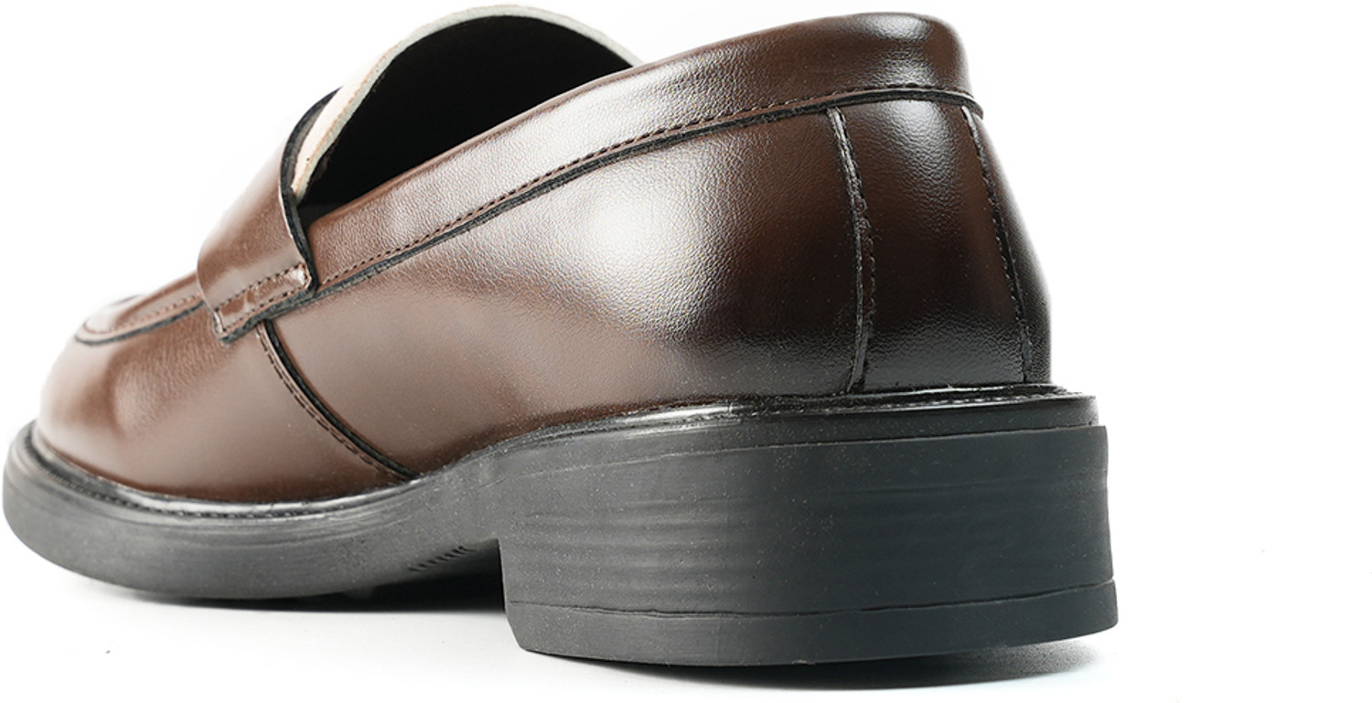 Image of MONKSTORY Monkstory Cosmopolitan Contrast Penny Loafers - Brown /Beige Loafers For Men
