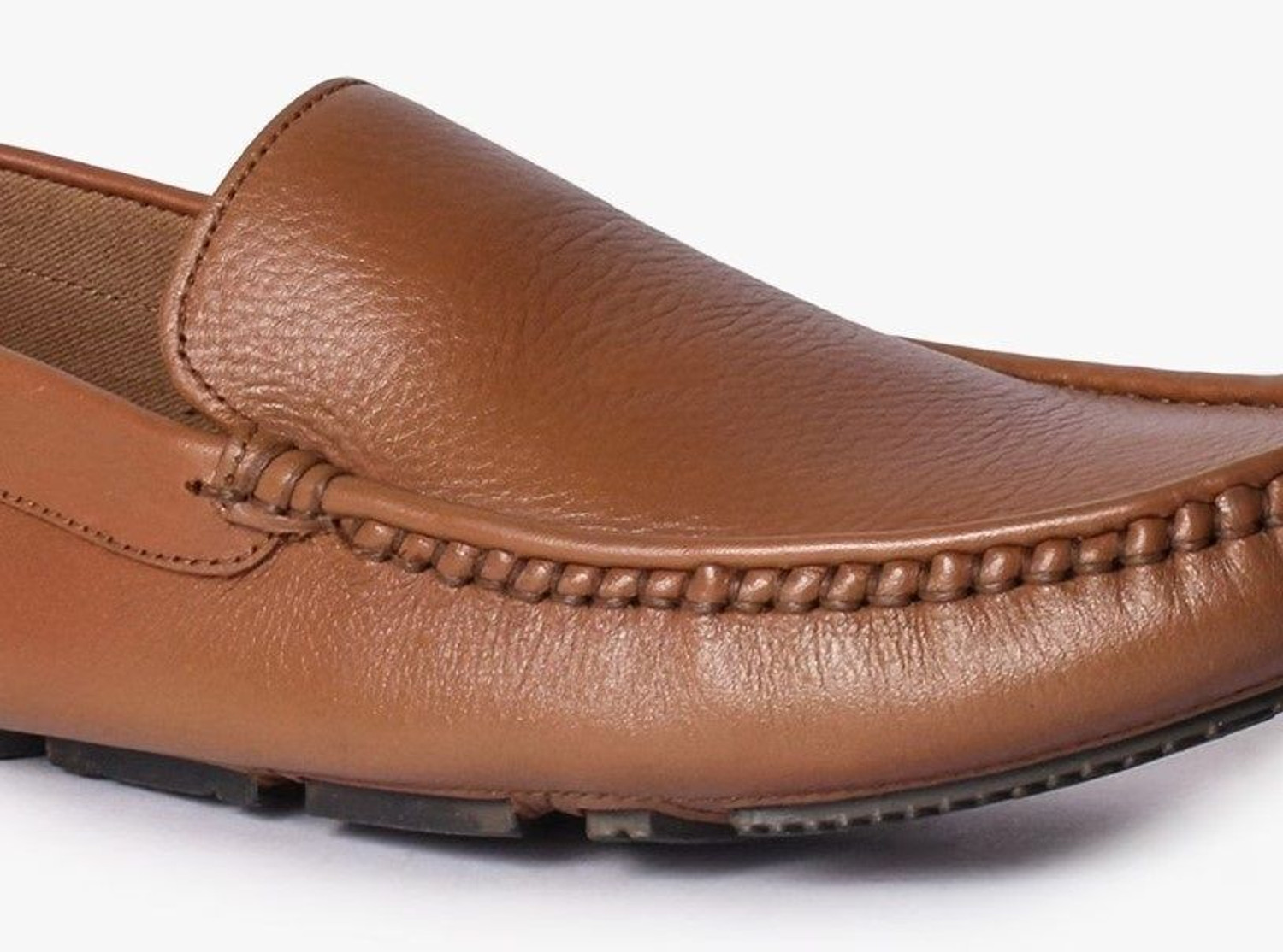 Image of LEE COOPER Leather Casual Slip-On Stylish Lightweight and Comfortable Daily Wear Loafers For Men