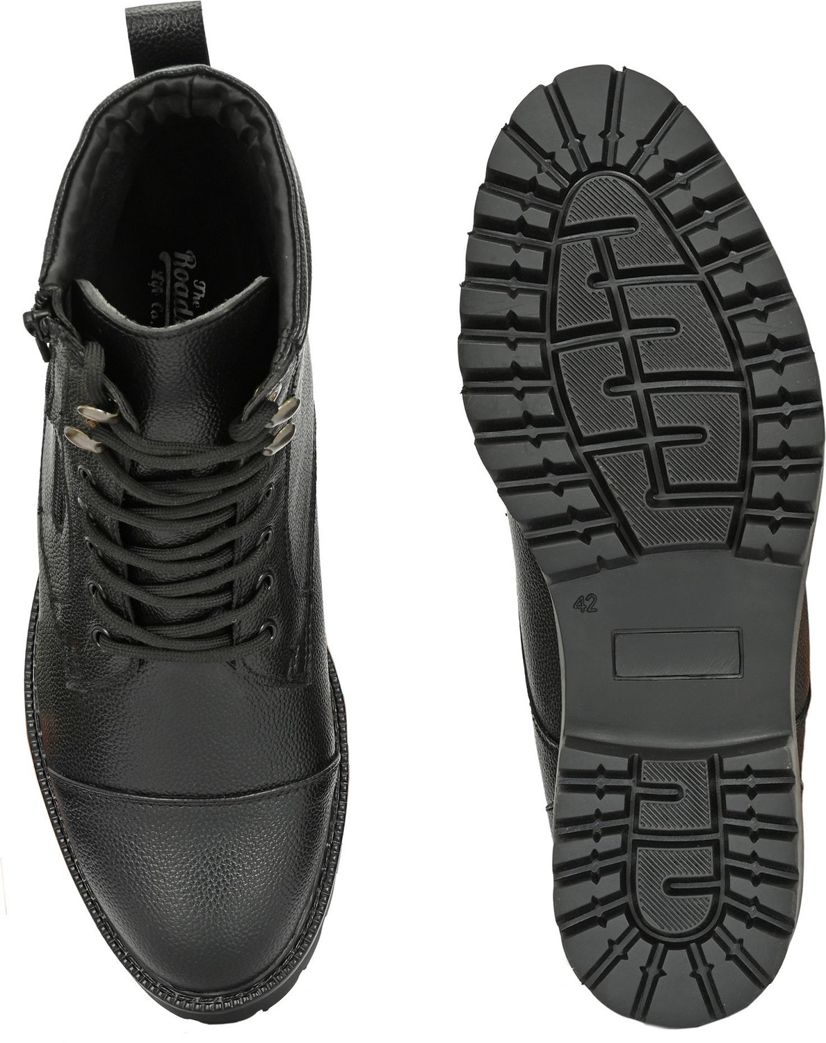 Image of Roadster Trendy Chelsea Durable Lace up Boots |Outdoor Casual & Travel Comfort Wear Boots For Men
