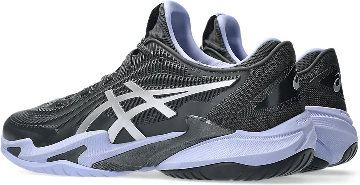 Image of Asics COURT FF 3 NIGHT ENERGY Tennis Shoes For Men (Grey, 8)