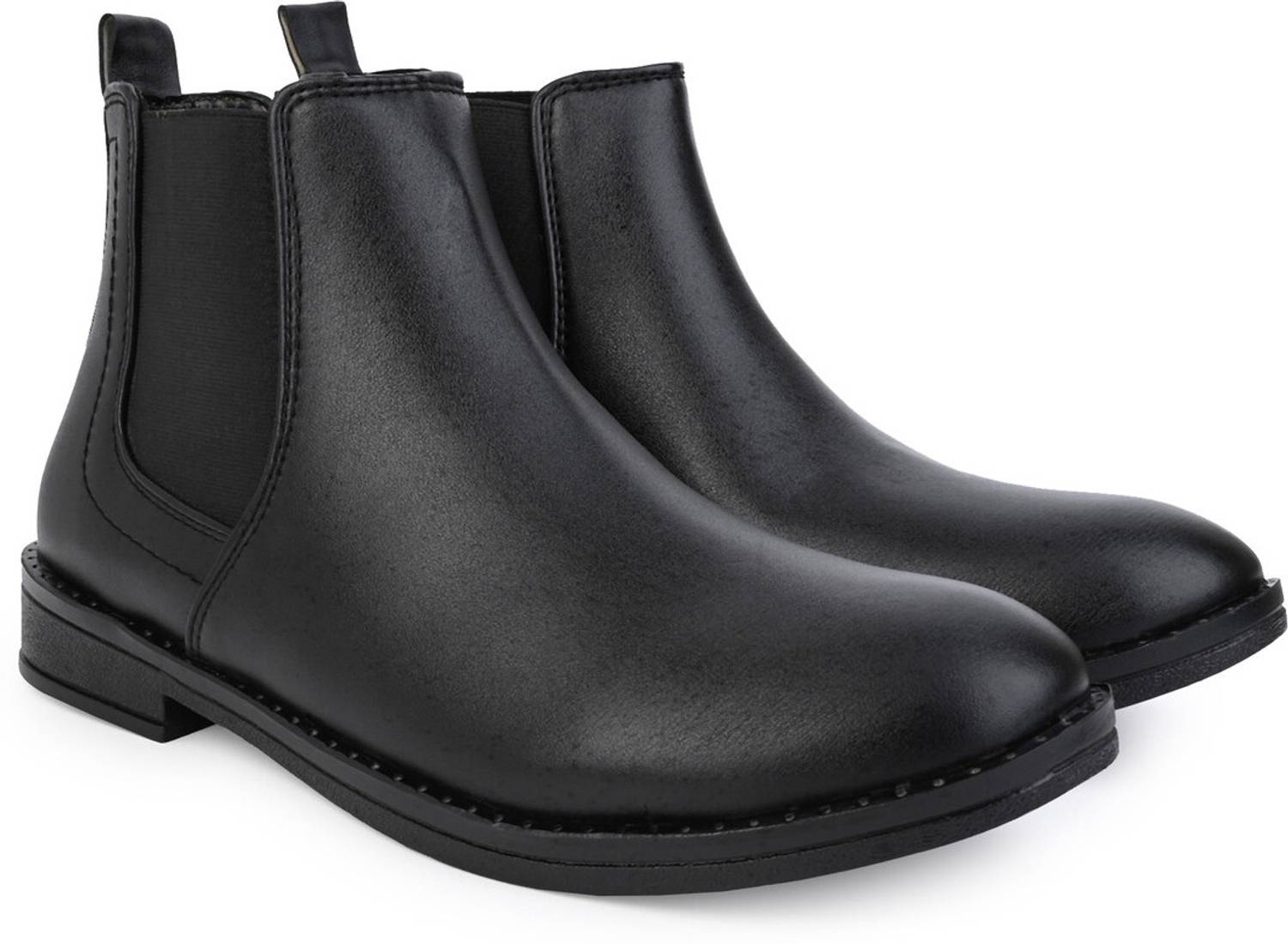 Layasa Men's Black Chelsea Boots - Image 5