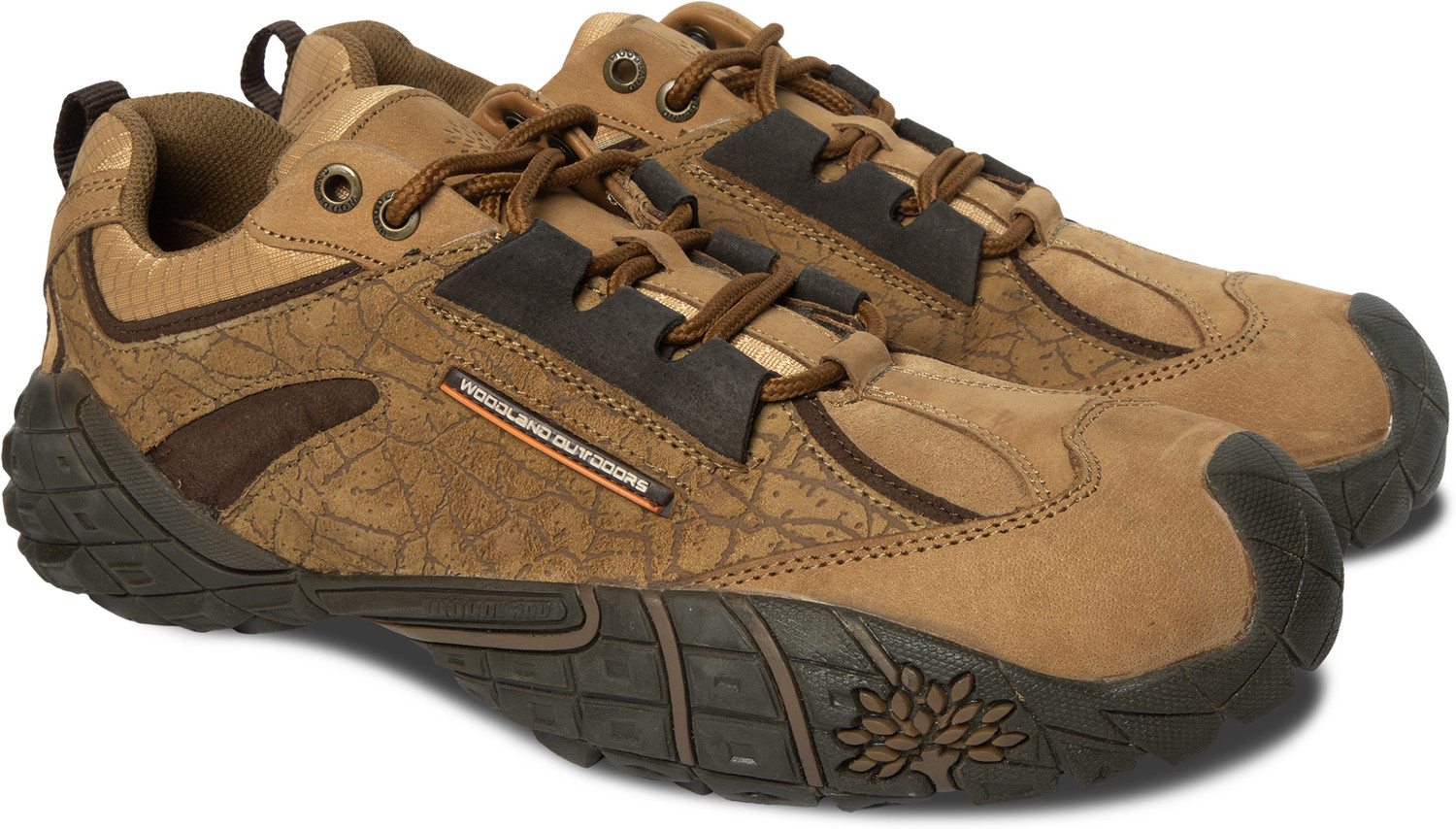 Image of WOODLAND Lace Up Lightweight Breathable Comfortable Daily Use Casuals For Men