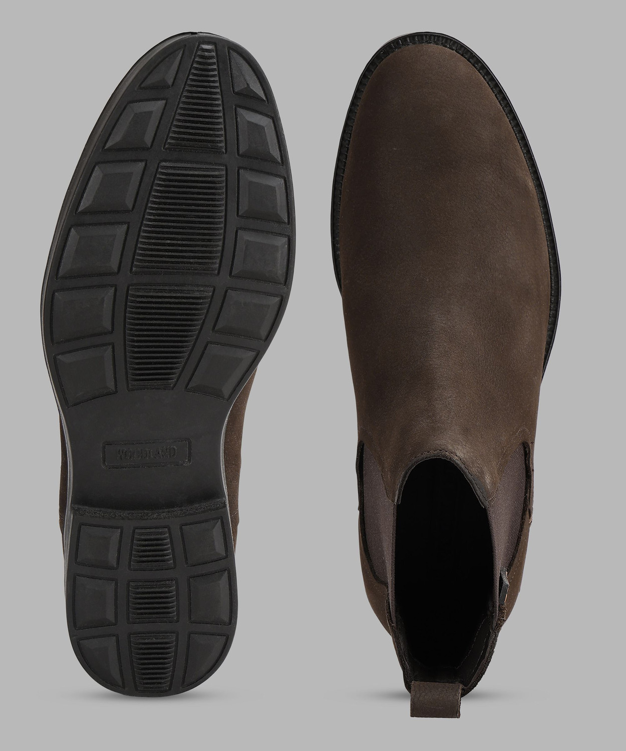 Image of WOODLAND Outdoor Durable Comfortable Everyday High Ankle Boots For Men