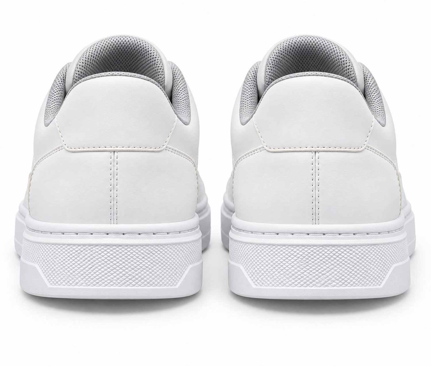 Image of KILLER Men's Premium White Casual Sneakers | Lightweight Lace-Up Sneakers For Men (White, 7)