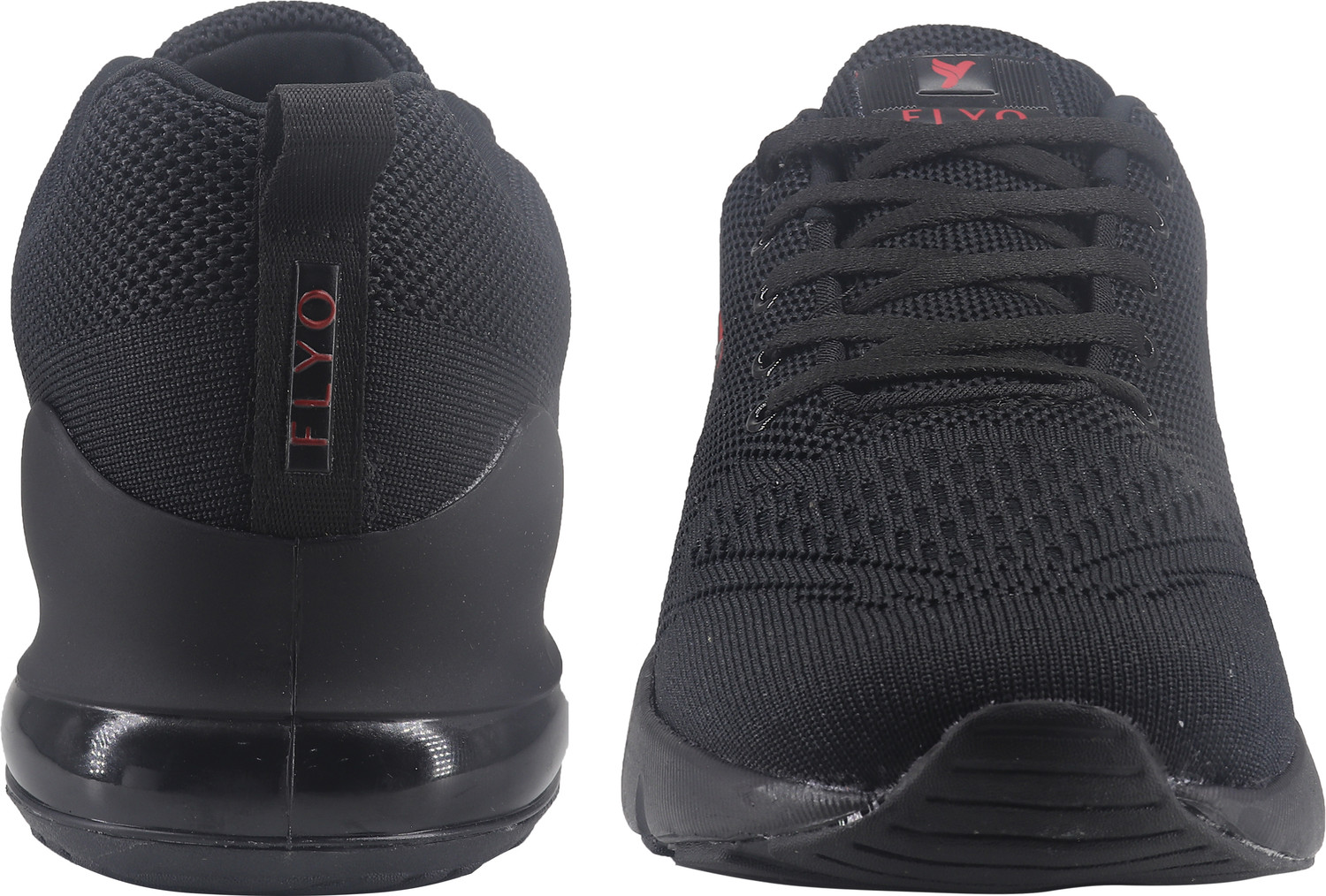 Image of Lakhani Vardaan Running Shoes For Men (Black, 8)