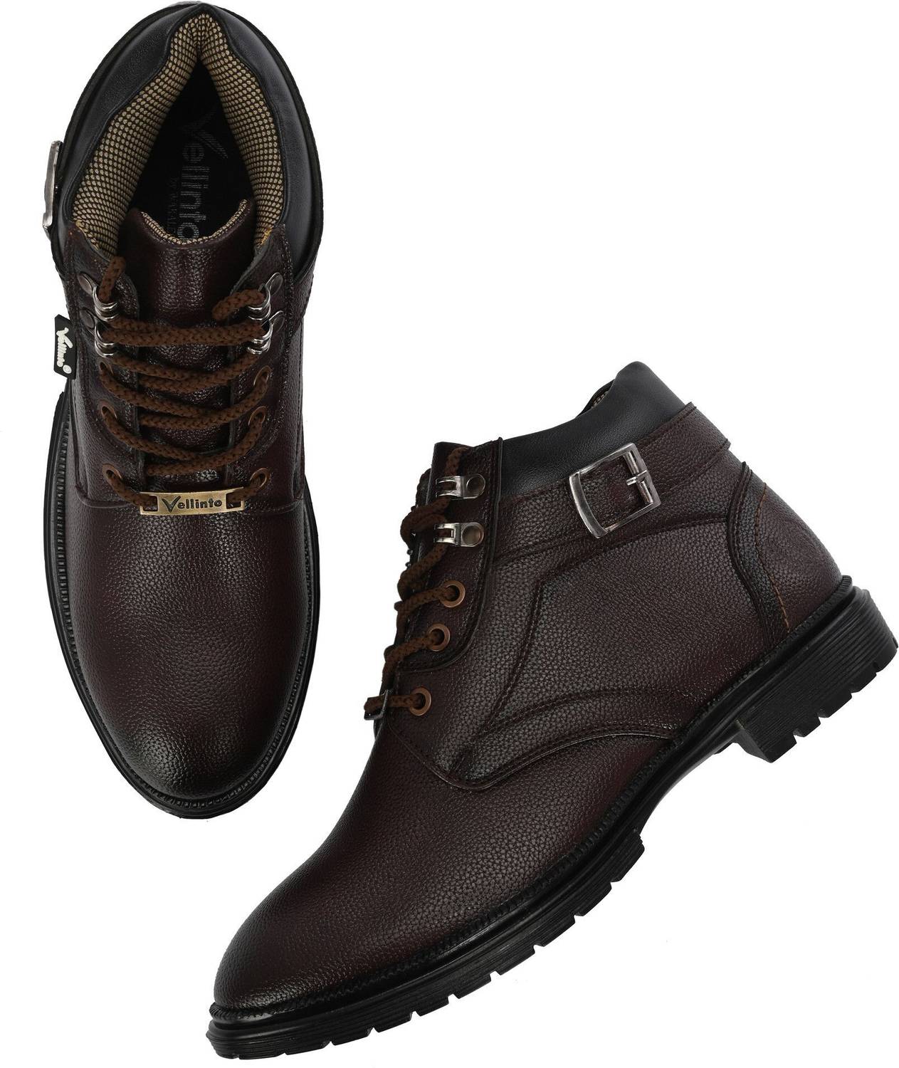 Vellinto PREDATOR Men's Synthetic Leather Boots - Image 4