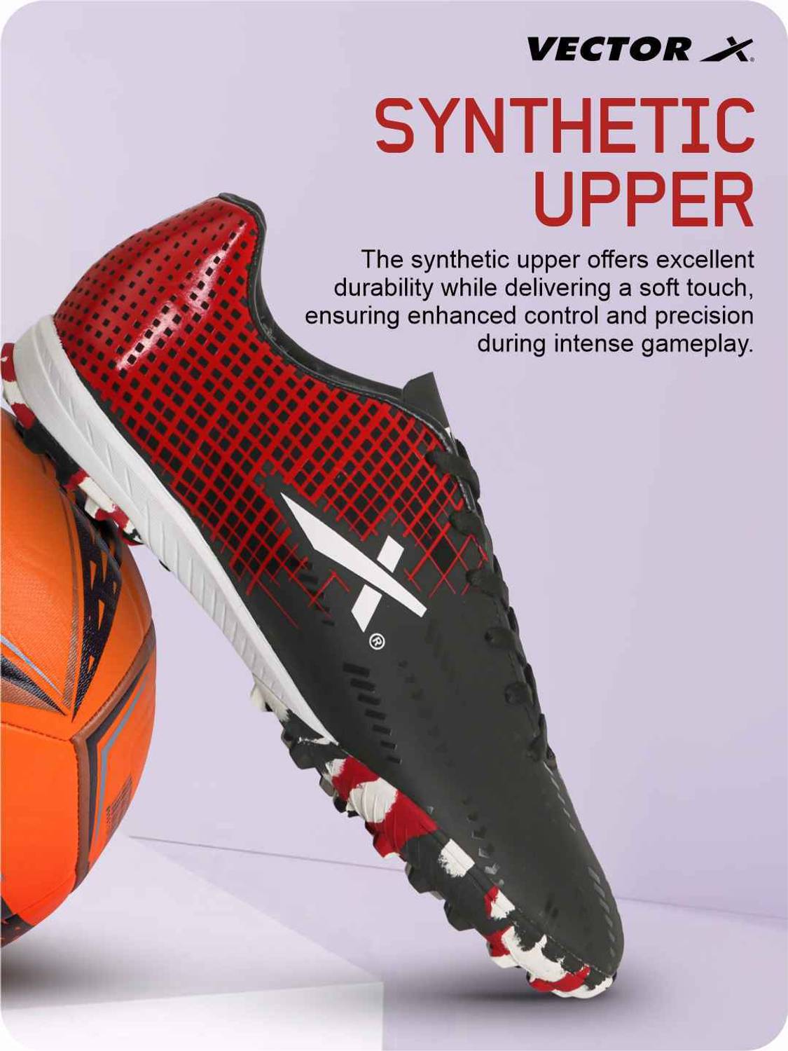 VECTOR X Royale Plus Synthetic Leather Football Shoes - Image 3