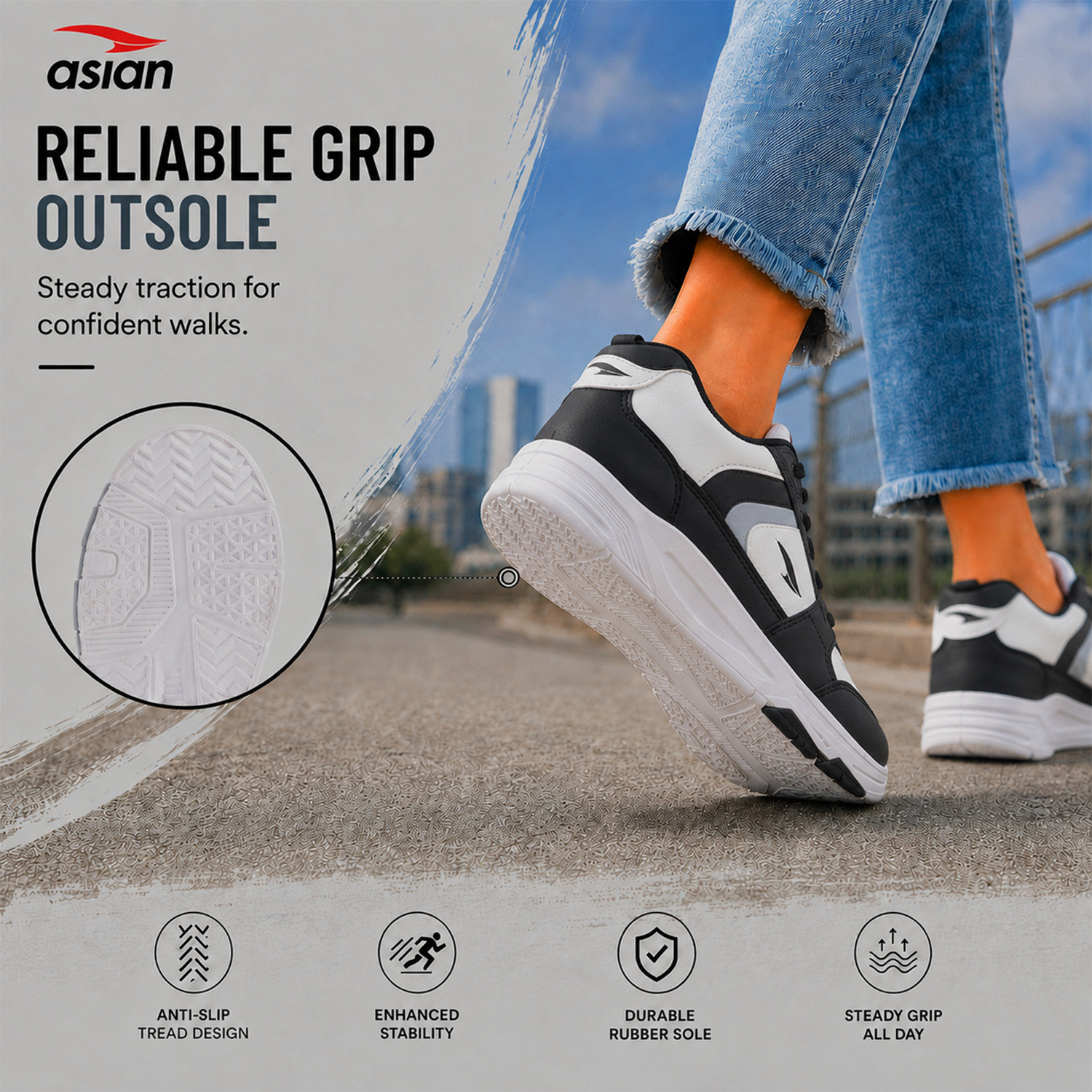 Image of asian Petal-01 Women Chunky Sneakers with Memory Foam & Breathability for Daily Wear Sneakers For Women