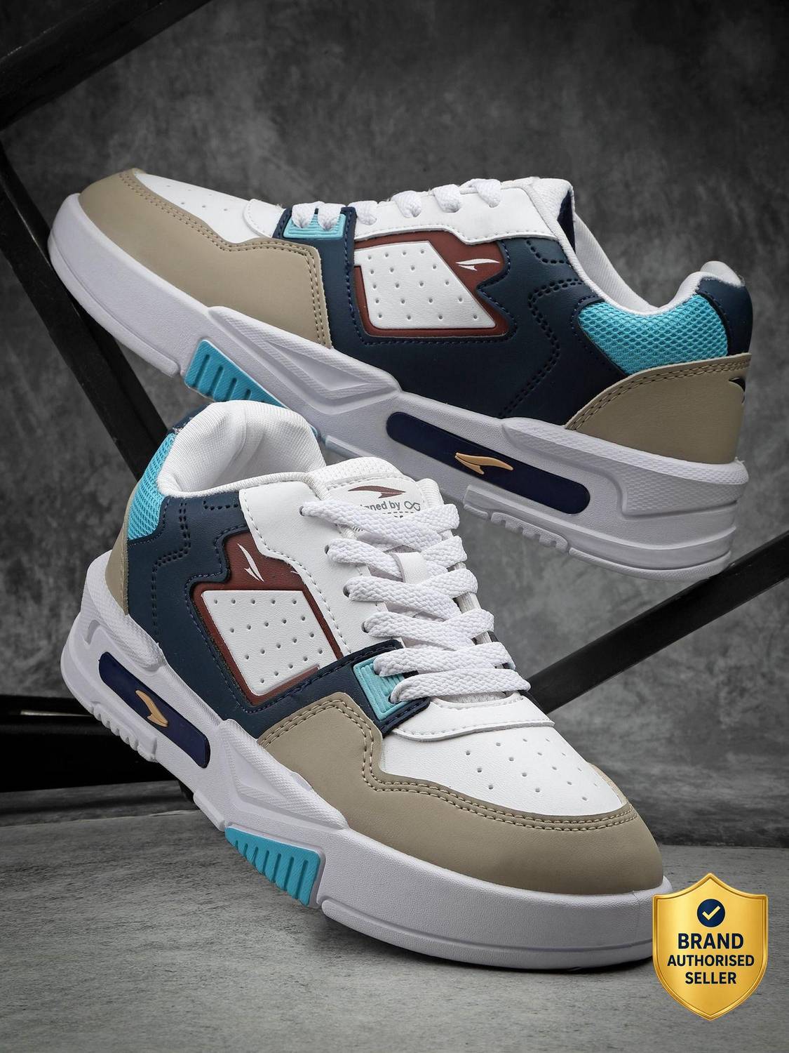 Mexico-02 Men's Casual Sneakers - Image 1