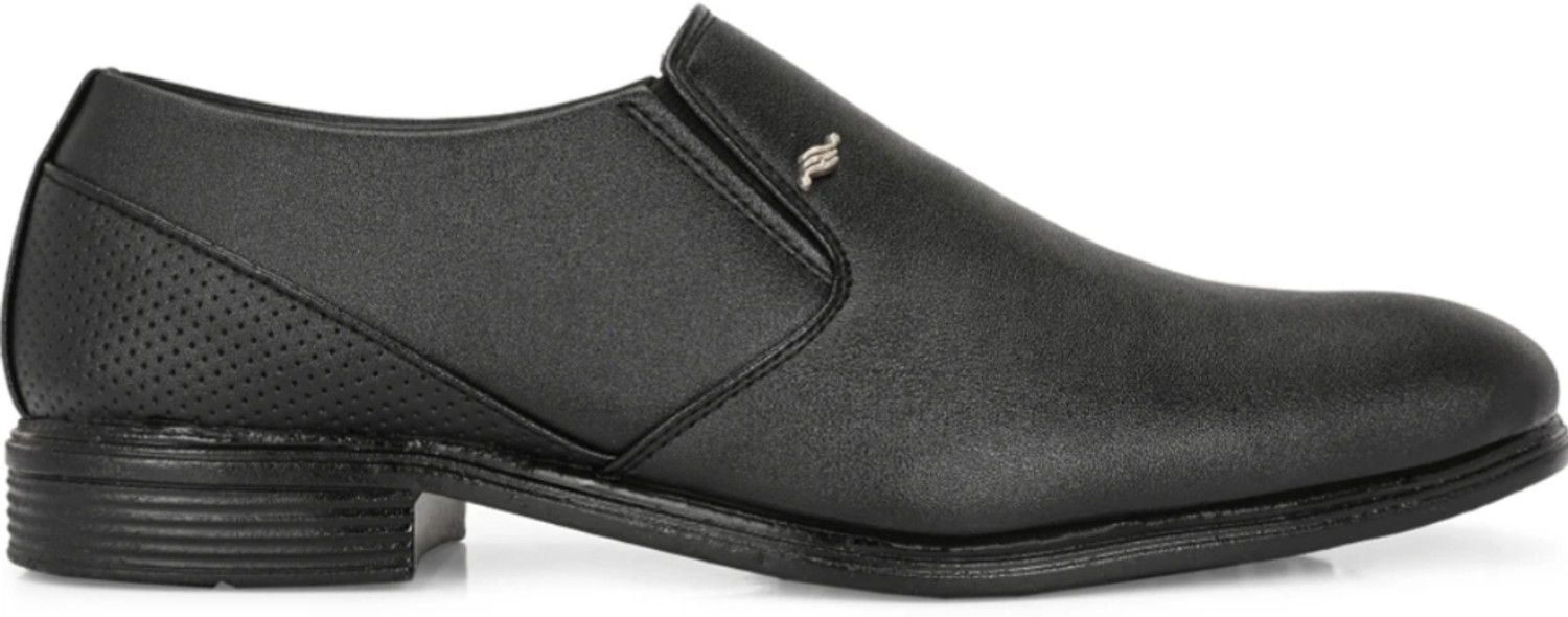 Image of STIFRON Black Slip On formal shoes /Trending formal /Comfortable Party Wear For Men
