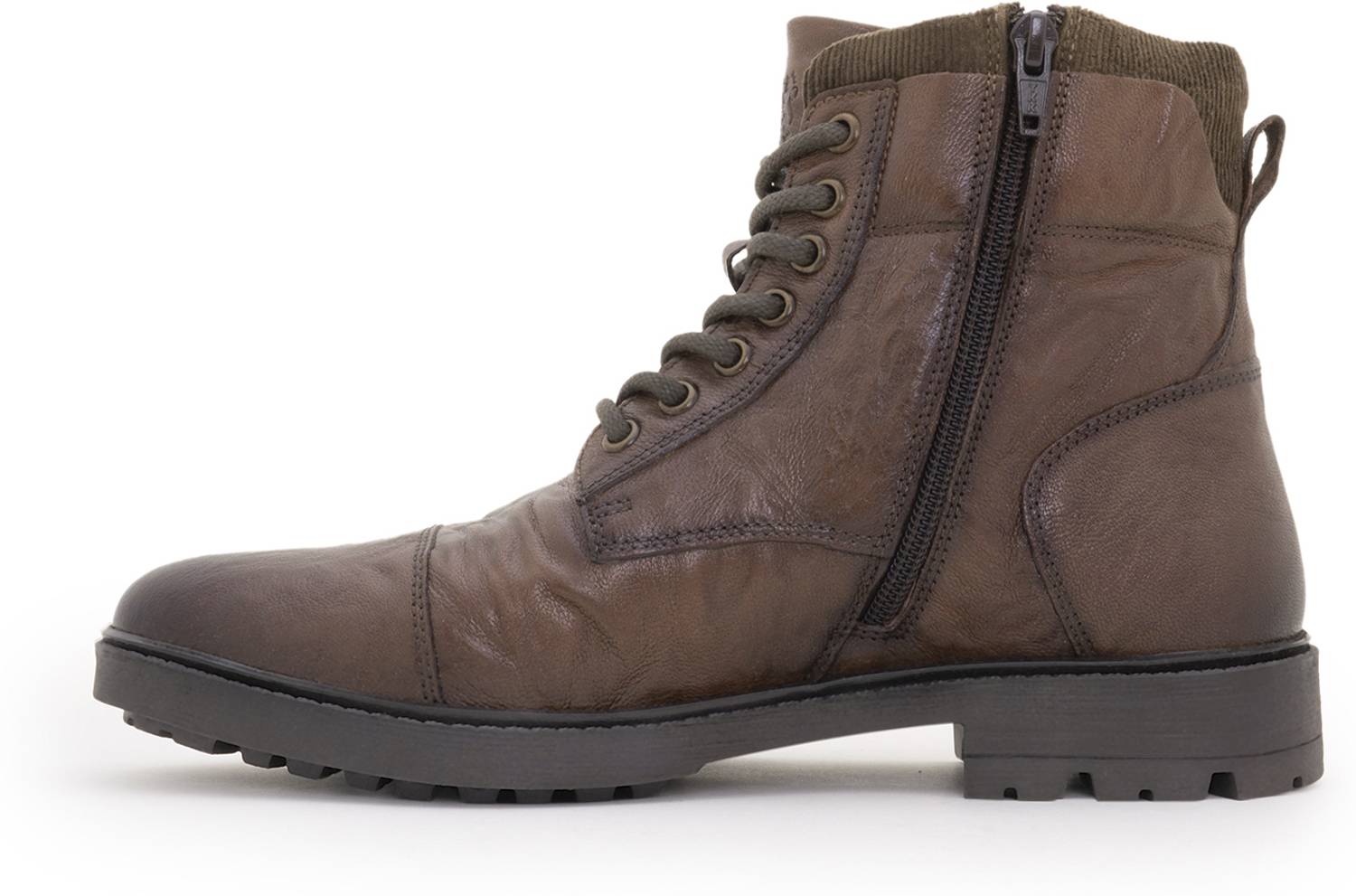 RED TAPE Biker Boots Red - Image 3