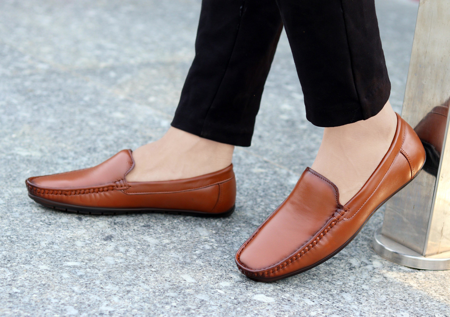 Image of SHOE BLATE 100%Geniune Leather Loafer for Walking,Design,Stylish,Training,Daily use For Men Loafers For Men