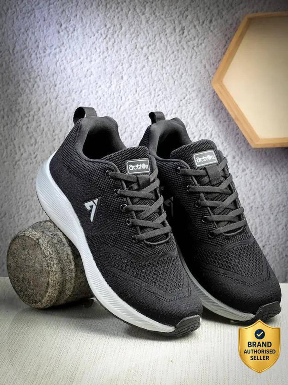 action Athleo ATG-496 Comfortable Lightweight Breathable Durable Sports Lace-Up Running Shoes For Men