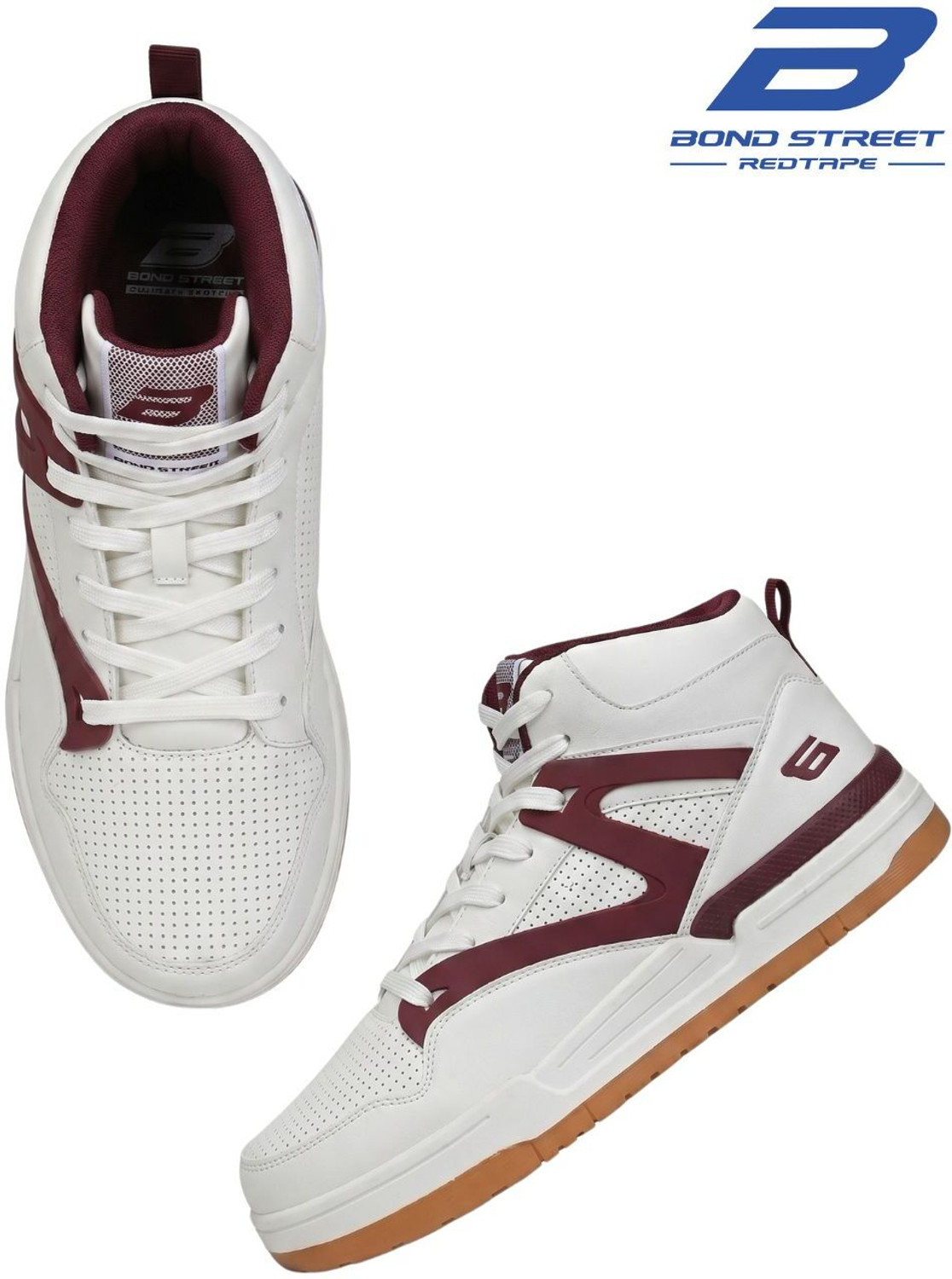 Image of Bond Street By Red Tape Men's Casual Sneakers | Lightweight, Comfortable & Durable Fashion Sneakers For Men