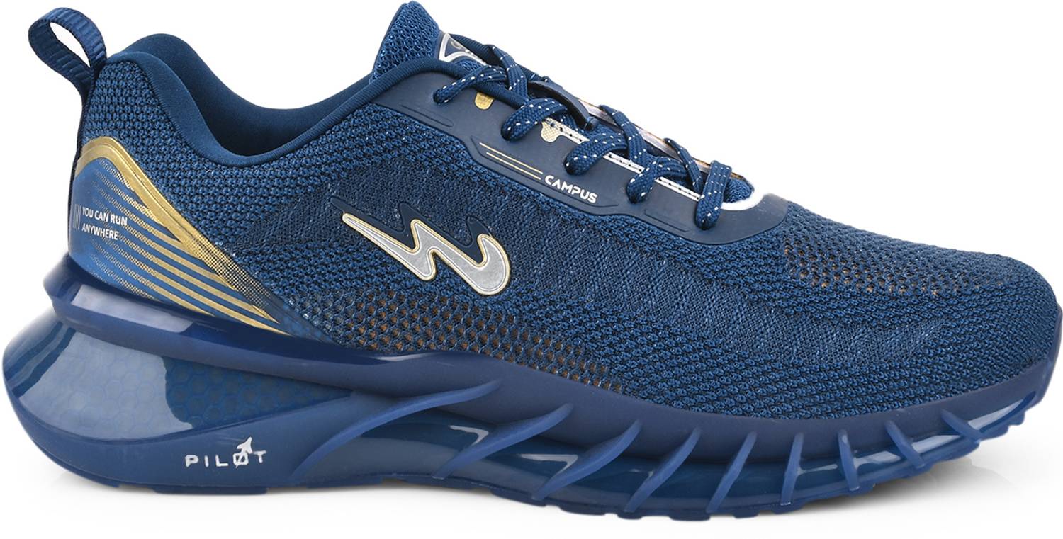 CAMPUS HOOD Men Blue Sneakers - Image 3