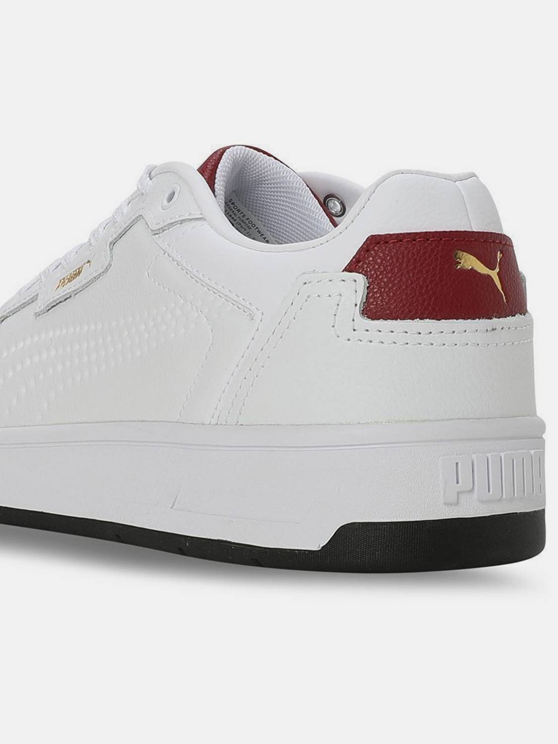 PUMA Court Classic Lux Sneakers For Men White - Image 4