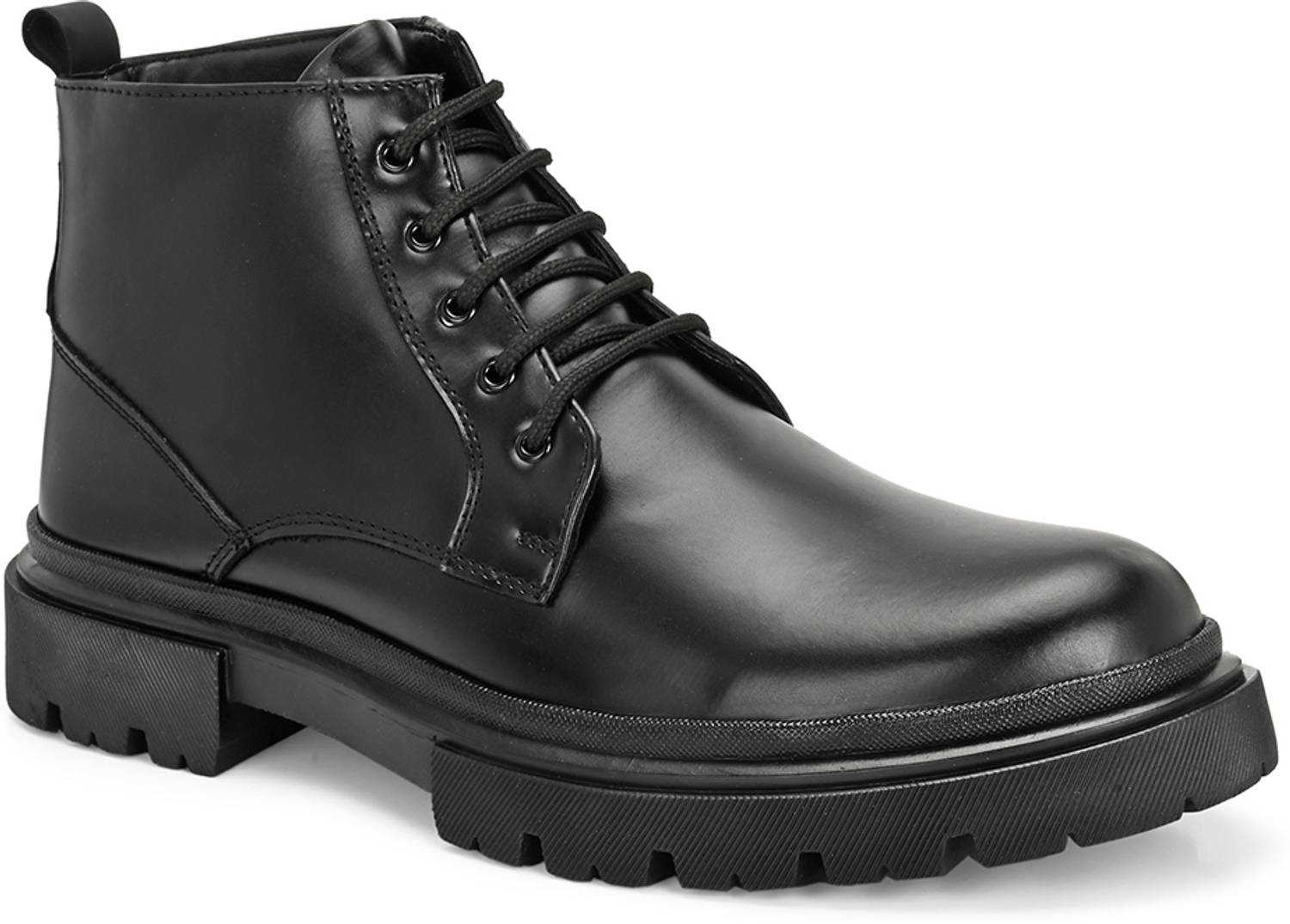 Roadster Men's Black Boots - Image 2