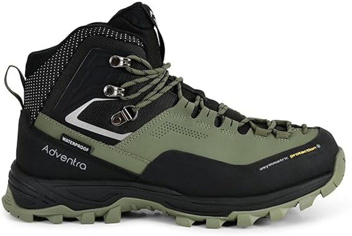 Image of Adventra Adventra Men's Warm Waterproof Hiking Boots |WH1106 | Green Outdoors For Men