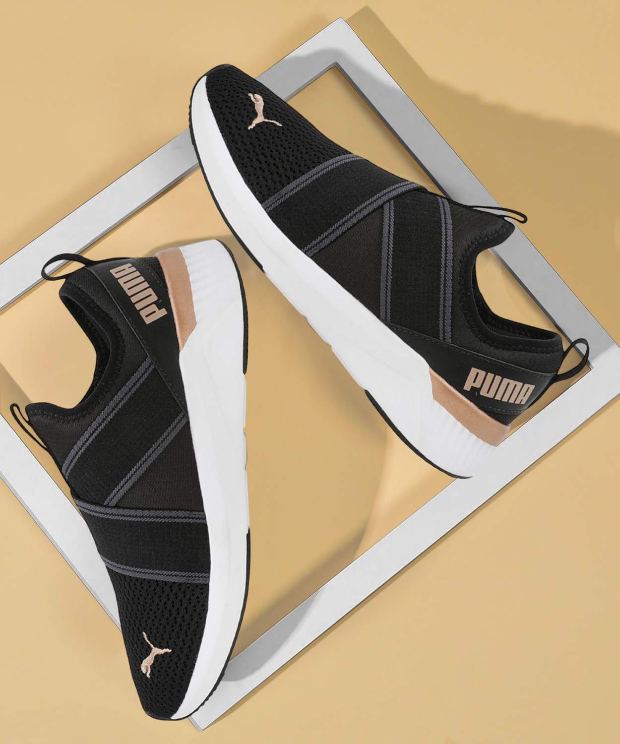 Image of PUMA Softride Harli Slip ons Running Shoes For Women