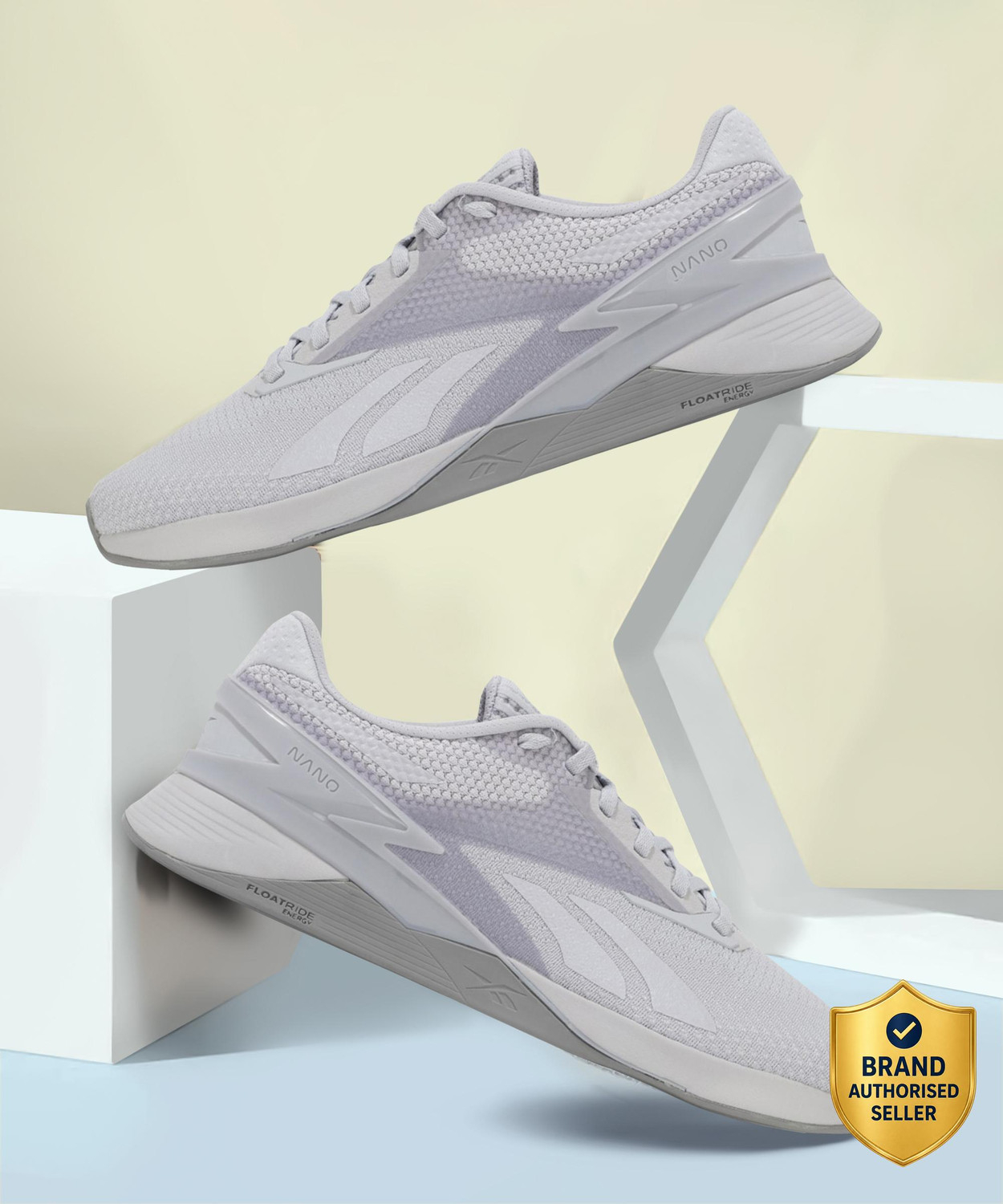 Image of REEBOK NANO X3 CDGRY2 CDGRY4 VECBLU Training & Gym Shoes For Men (Grey, 7)