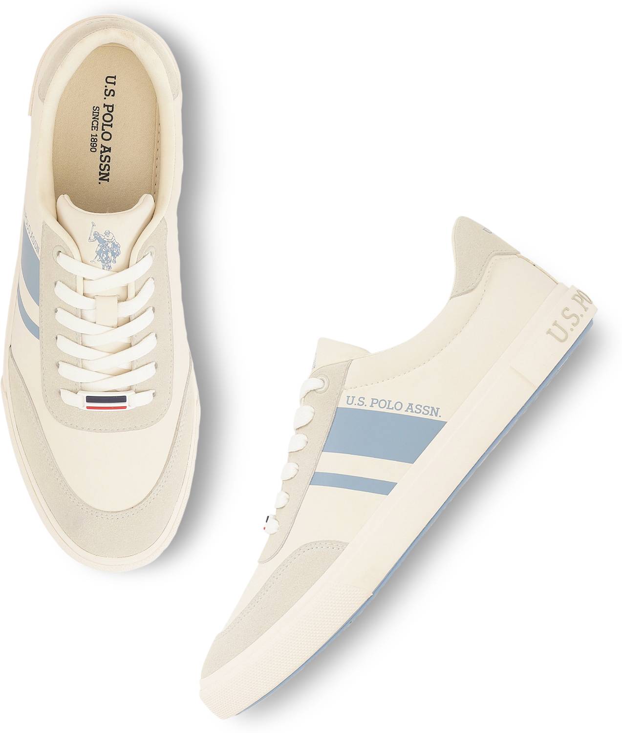 U.S. POLO ASSN. Kriester 4.0 Men Beige Sneakers - Image 4